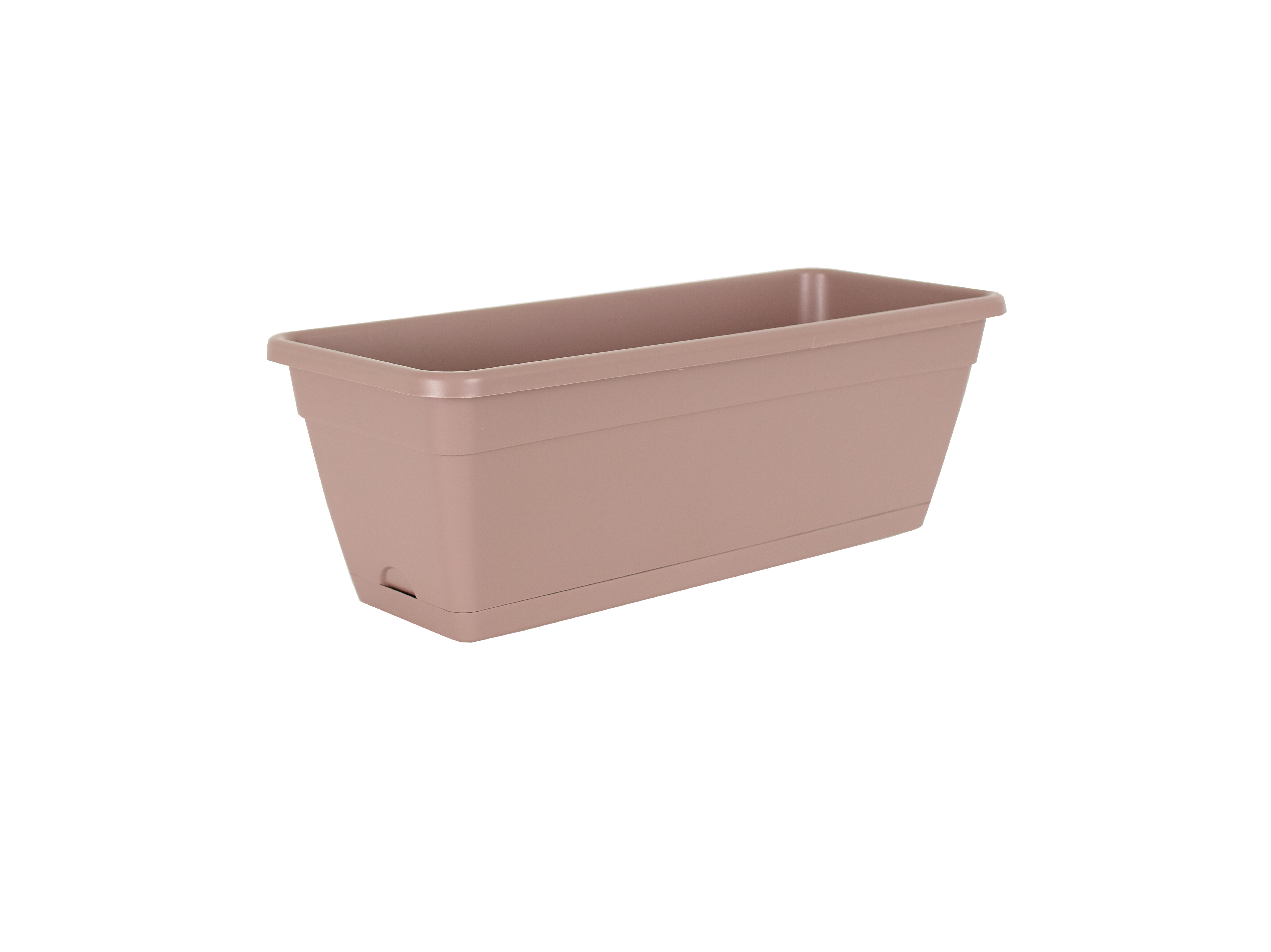 Vaso da fiori con riserva d'acqua VENEZRIS40/G9, 7 lt tortora rettangolare L 39 x H 16.6 cm - 4