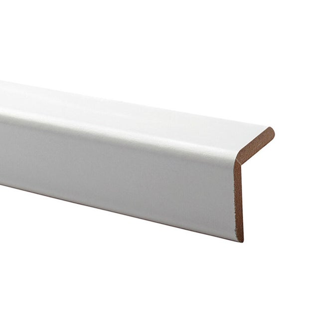 Paraspigolo in mdf colore bianco 28xmm x L 3 m