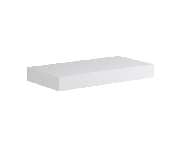 Top per lavabo Brera L 100 x H 9.8 x P 46 cm bianco opaco mdf