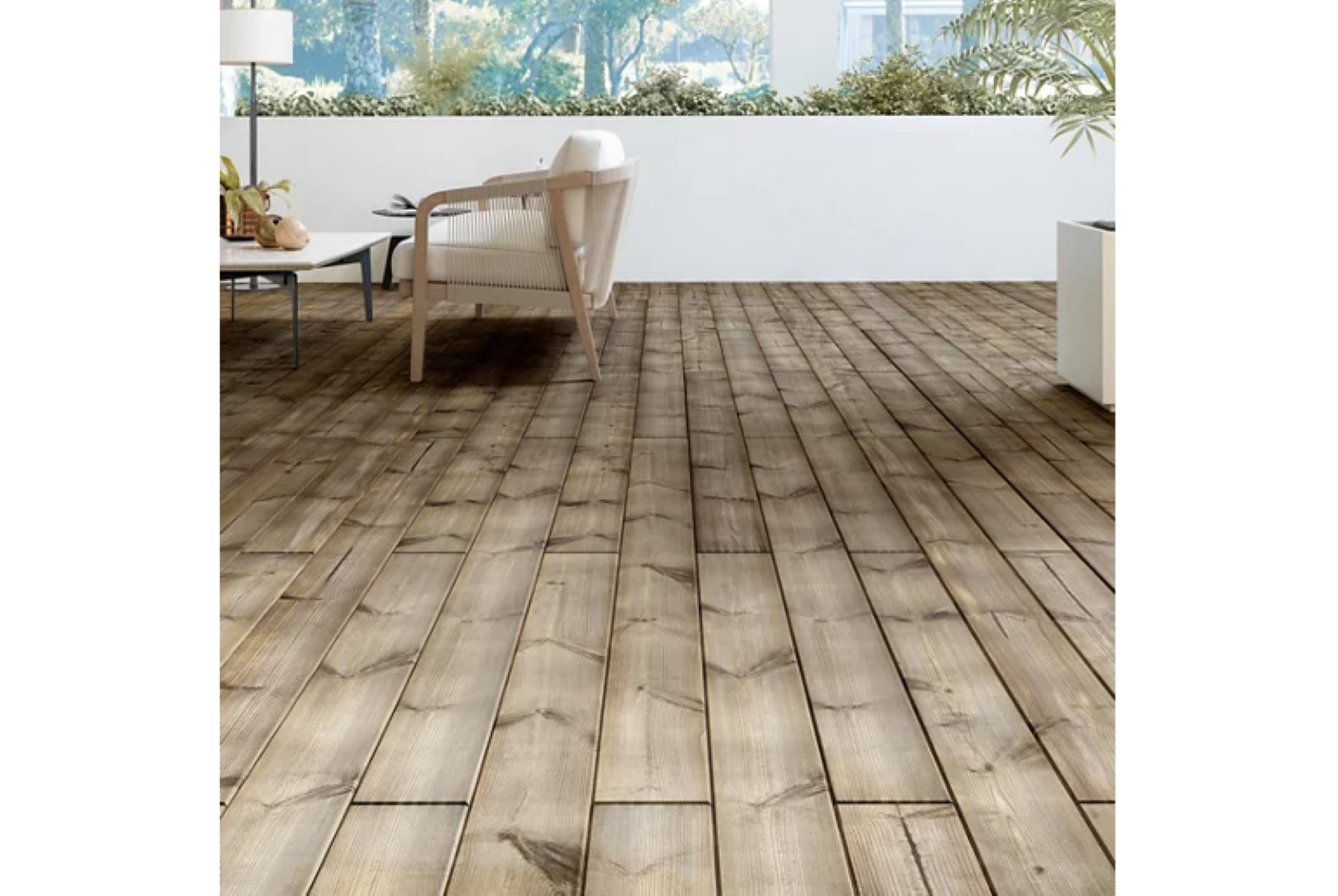 Lama de madera verde 9.5x205 cm y 25 mm 5 uds