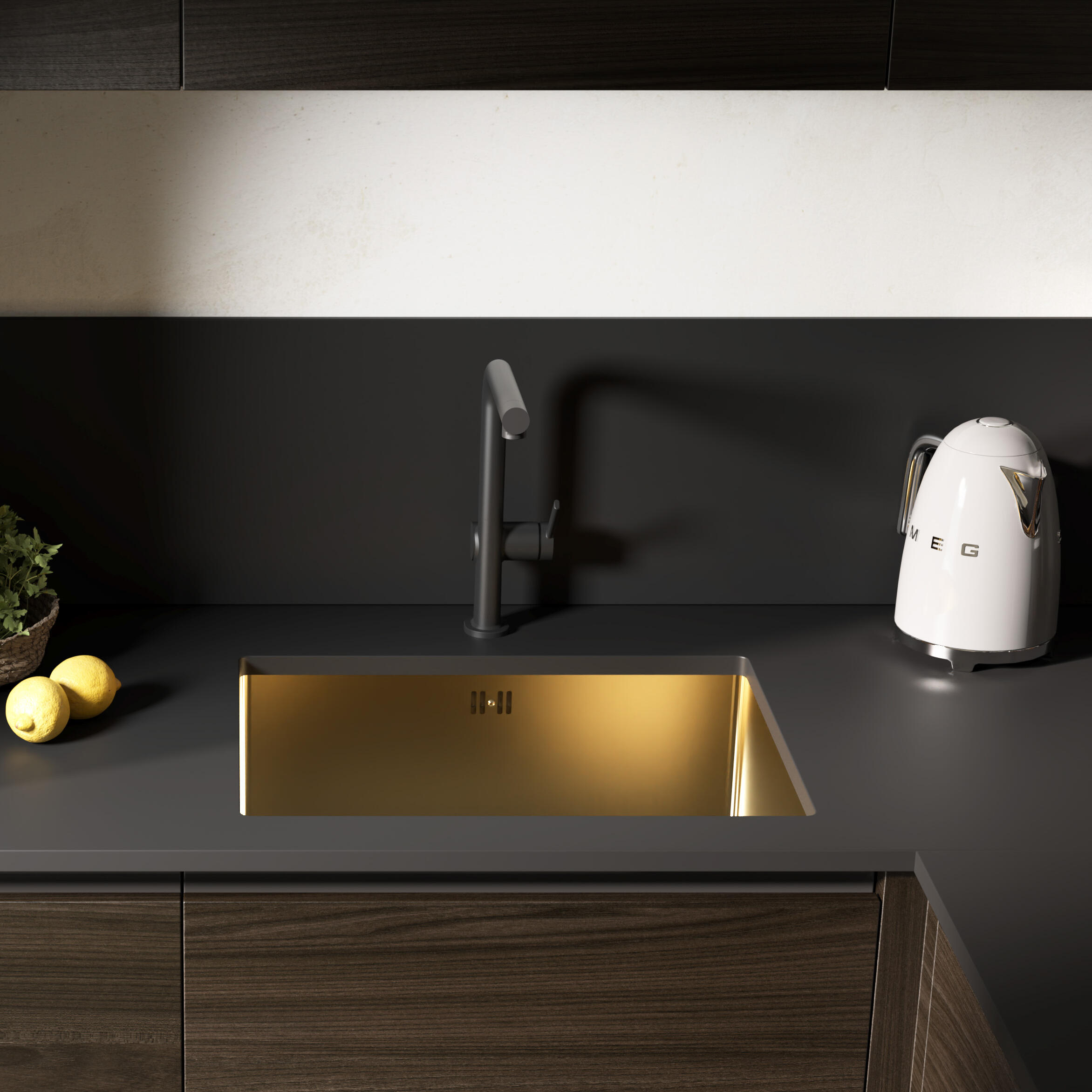 Rubinetto da cucina fisso a l Talis M54 nero verniciato satinato HANSGROHE - 2