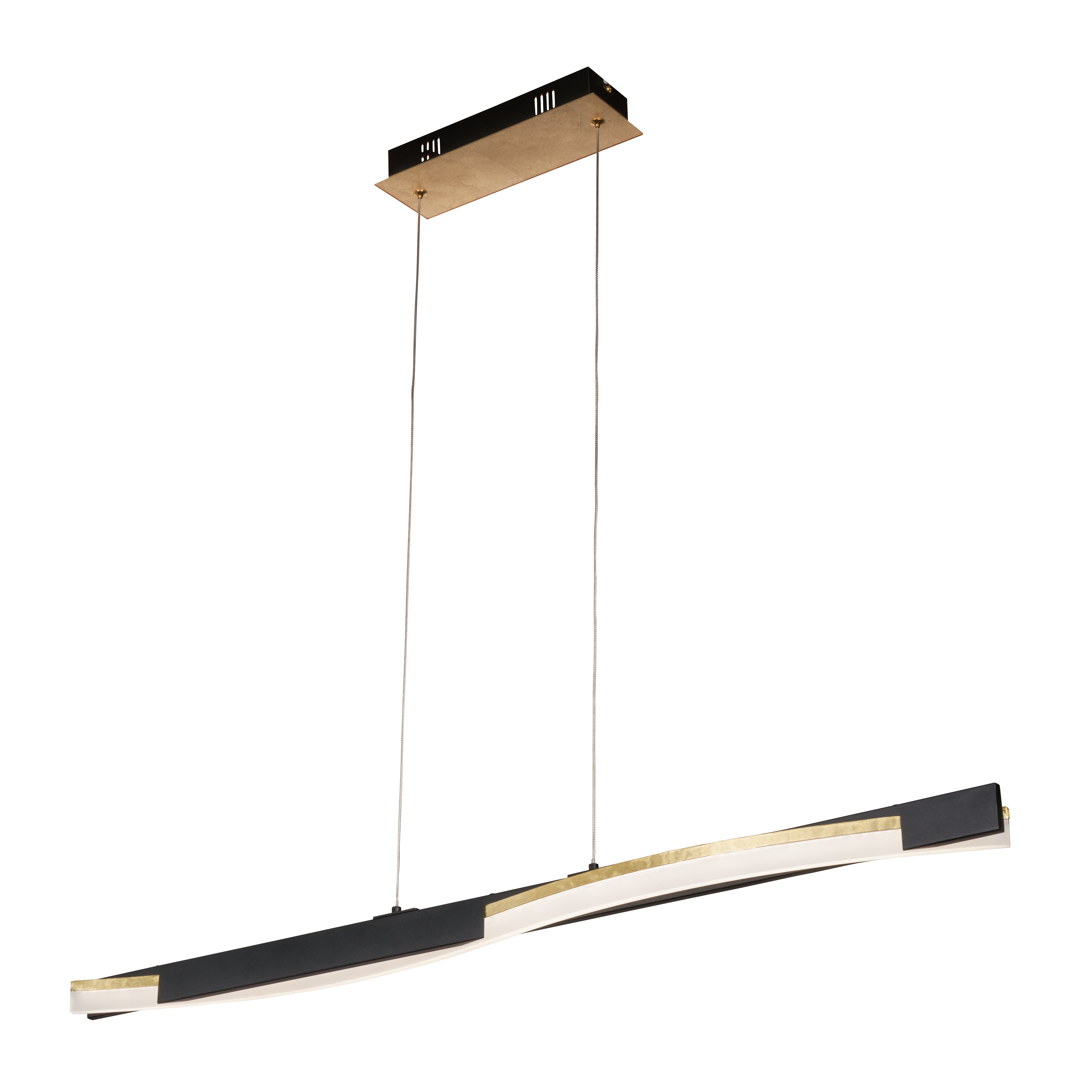 Suspension Bridge, acier, noir, l.9 cm LED Leroy Merlin