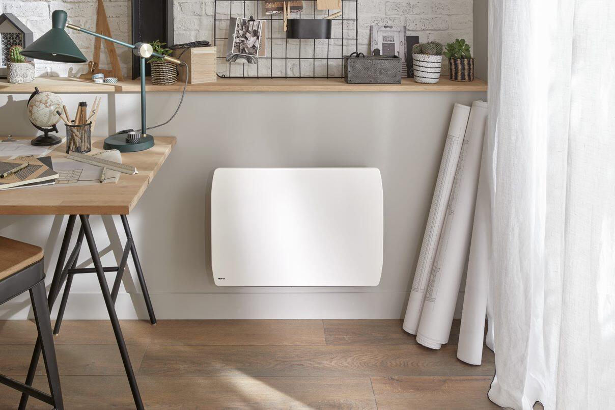Radiateur électrique à chaleur douce 1500W Néo Noirot horizontal blanc - 2