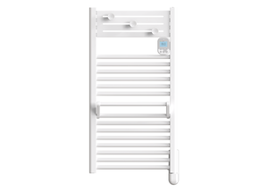 Sèche-serviettes électrique à inertie fluide Actibain Noirot 500W blanc Leroy Merlin Les bons plans des petits projets avant l'été