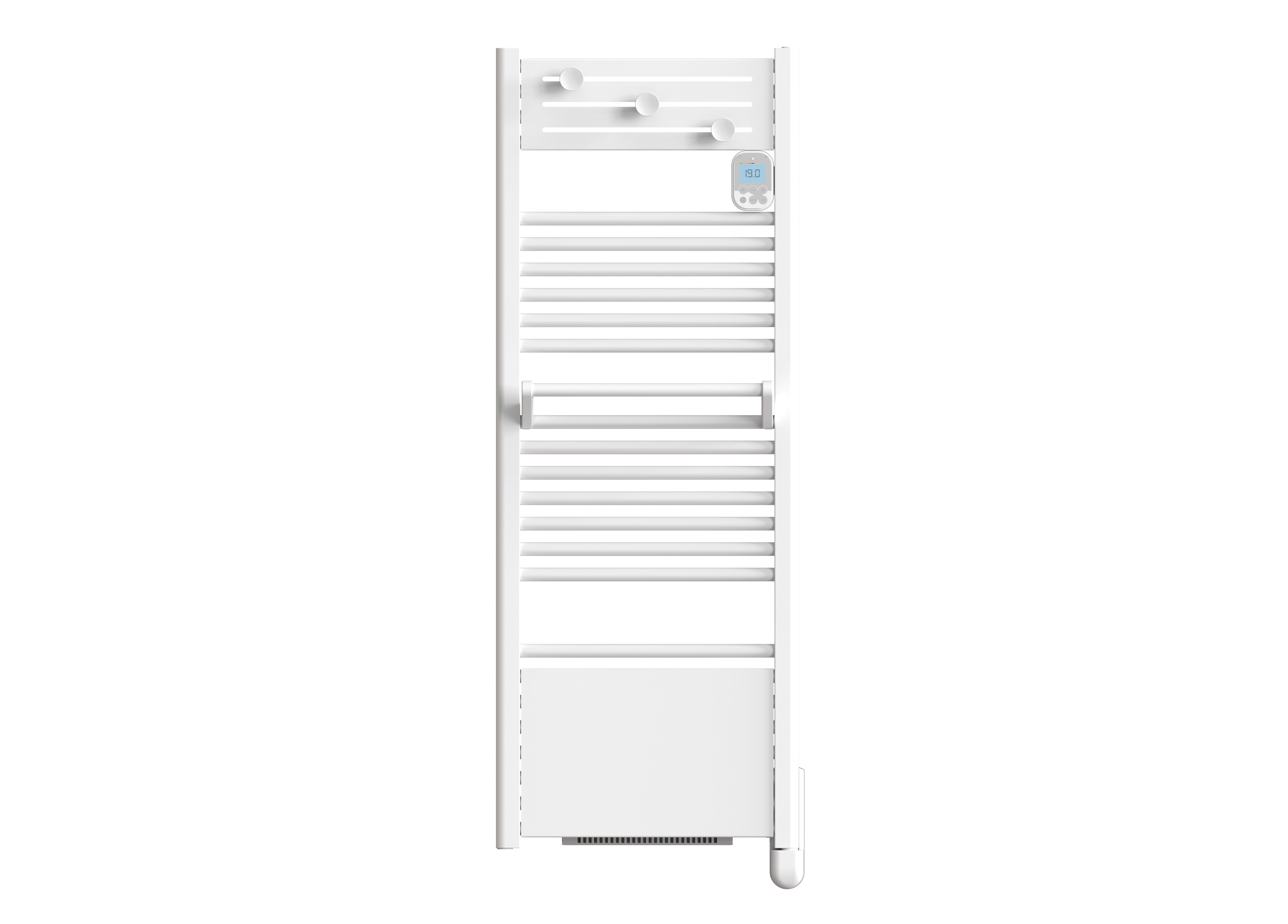 Sècheserviettes électrique soufflant Actibain Noirot 1750W blanc Leroy Merlin