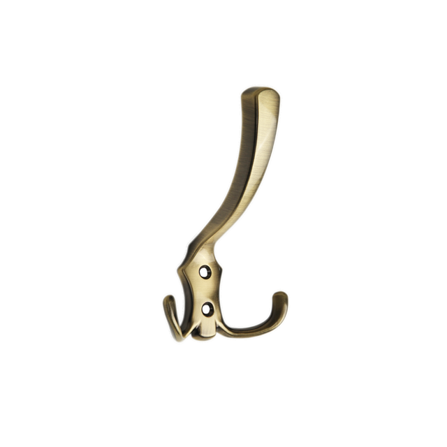 Appendiabiti Da Parete Con 3 Ganci In Oro Spazzolato – Acciaio Inox, Moderno, Per Bagno, Ingresso E Camera