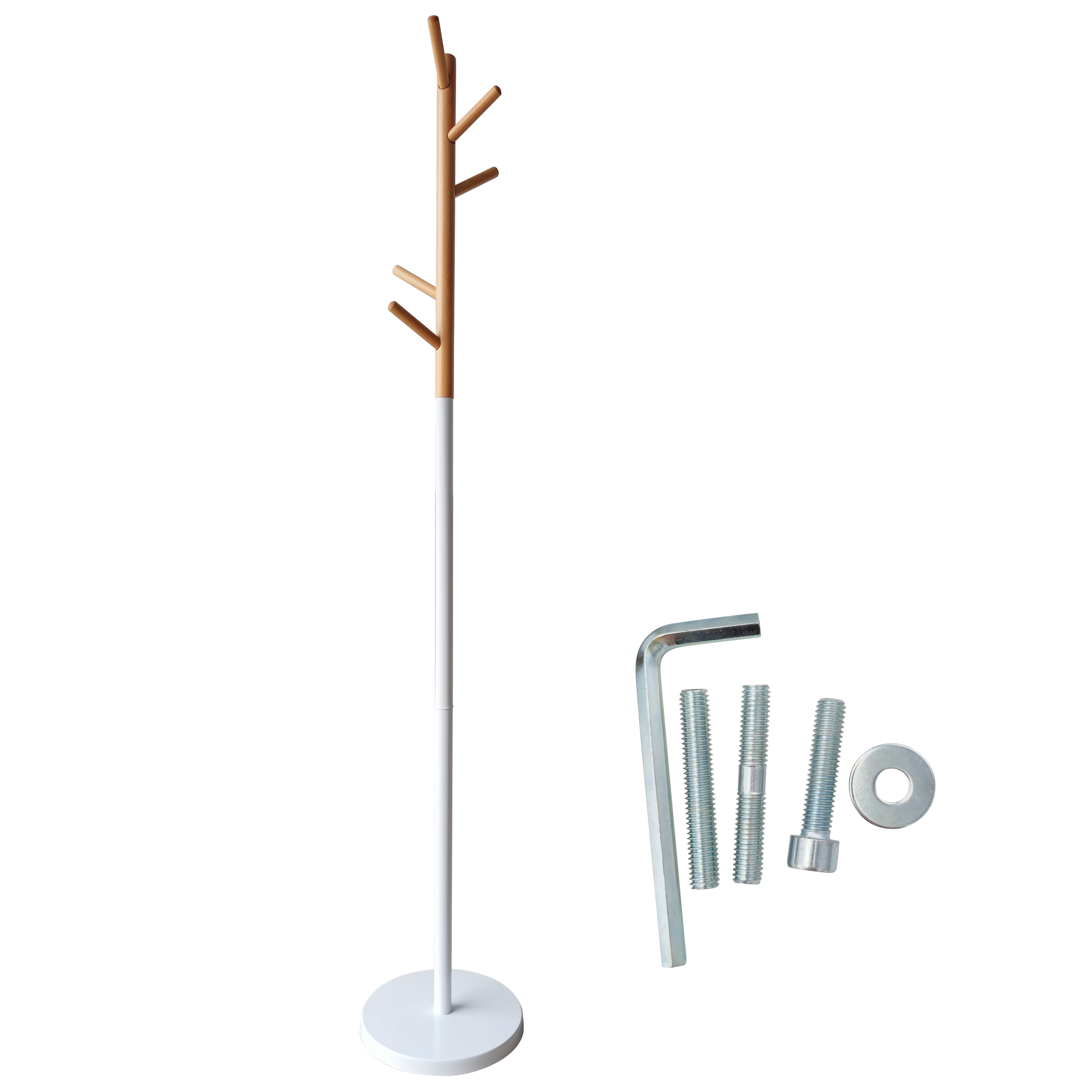Portemanteau sur pied ESENCIO bois, SPACEO - 2