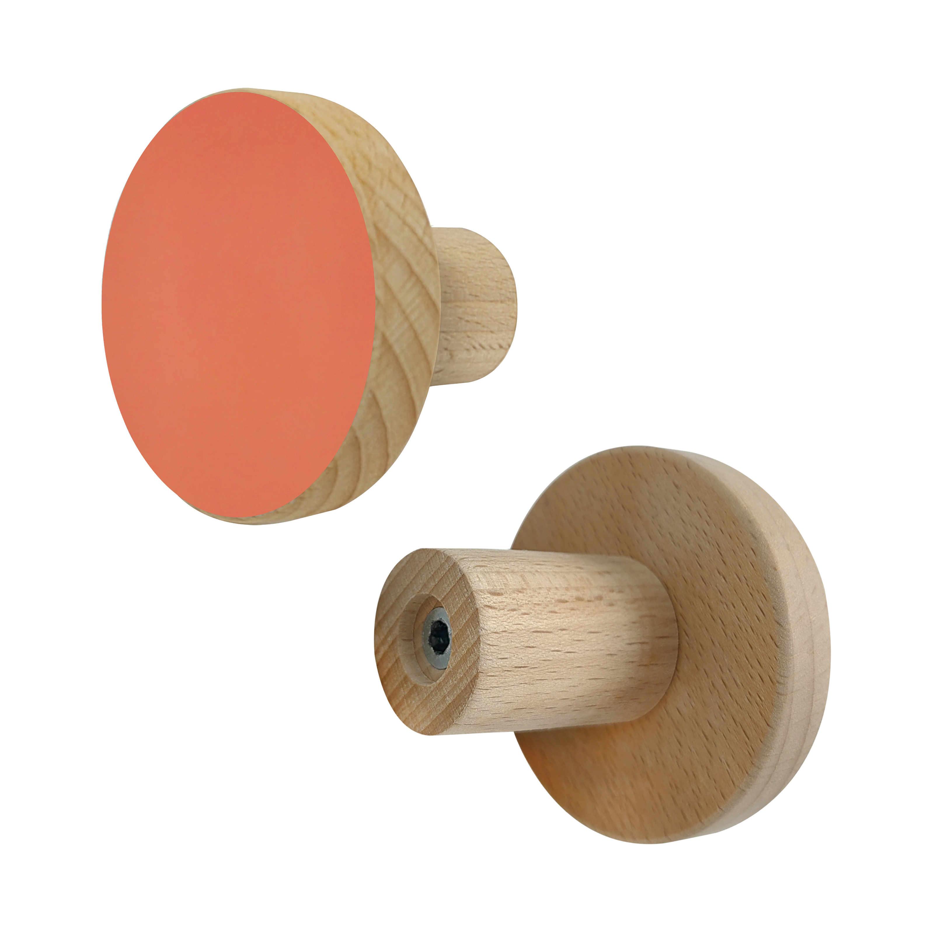 Patère à visser orange / cuivré Rondo SPACEO - 3