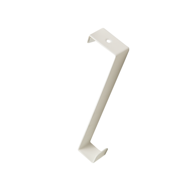 Appendiabiti da avvitare SPACEO DOOR BASIC in acciaio bianco opaco L 2.5 x H 18 cm