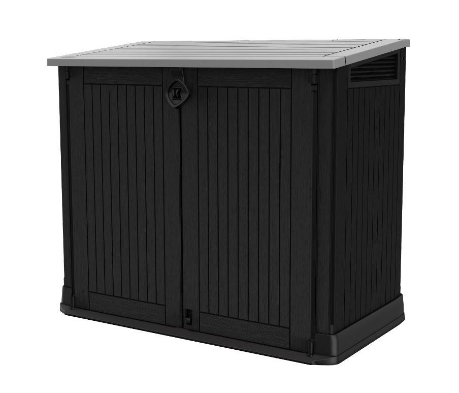 Box portattrezzi in polipropilene KETER STORE IT OUT MIDI NERO L 132 x P 71.5 x H 113.5 cm NERO/GRIGIO - 3