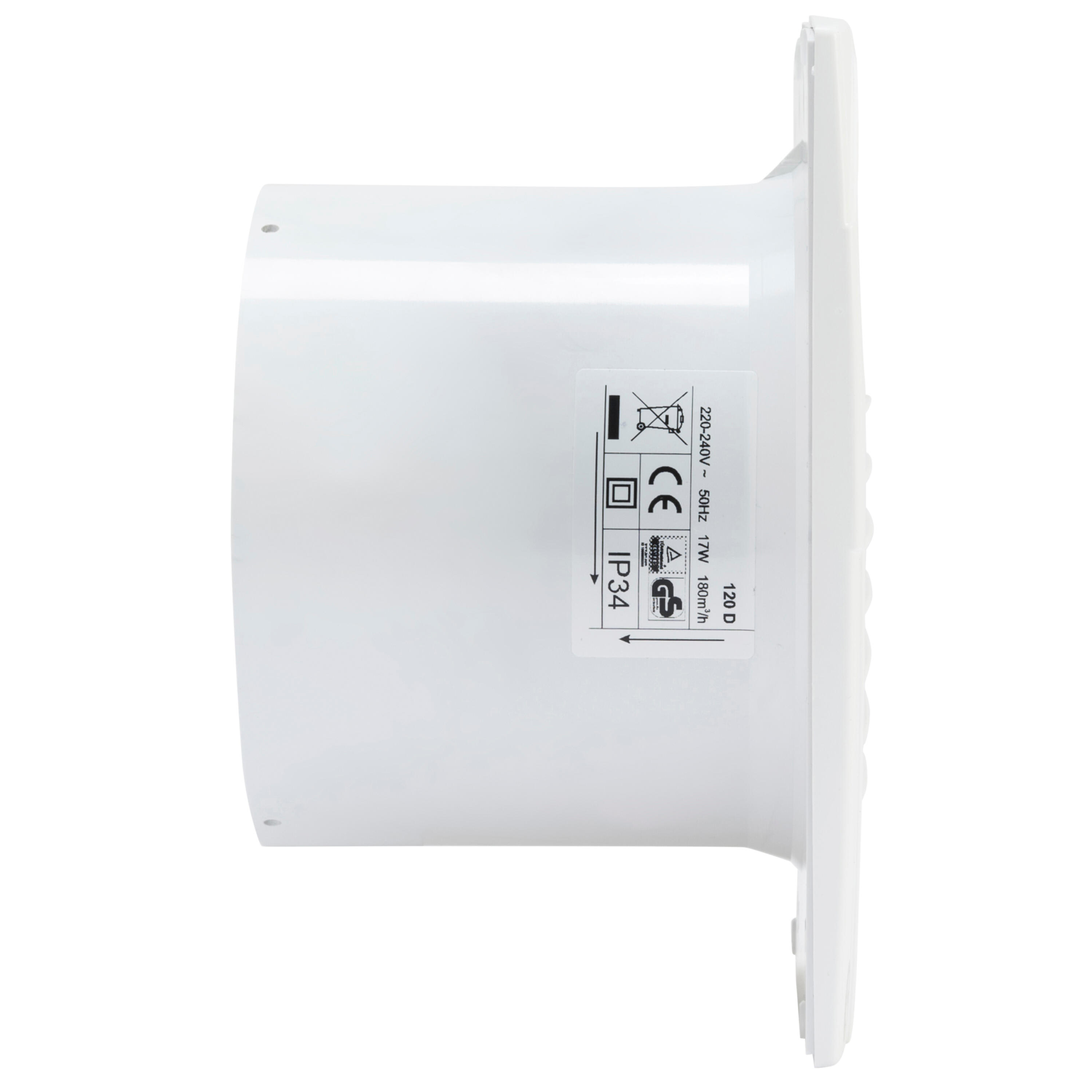 Aérateur extracteur intermittent à interrupteur EQUATION Standard 120 mm - 5