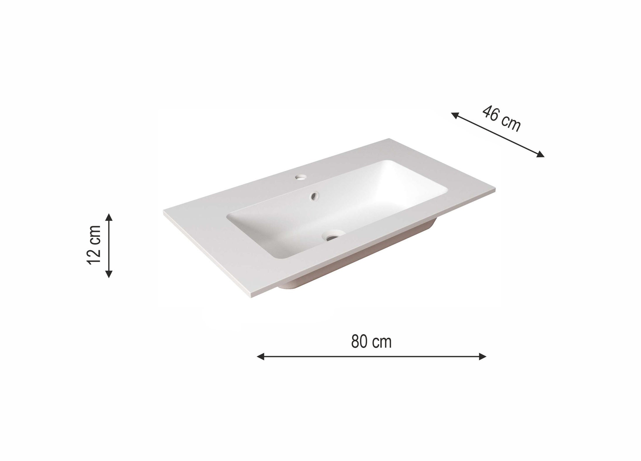 Lampada da incasso Wind, uso esterno, resina, bianco, R7s Max. 10,5W, K