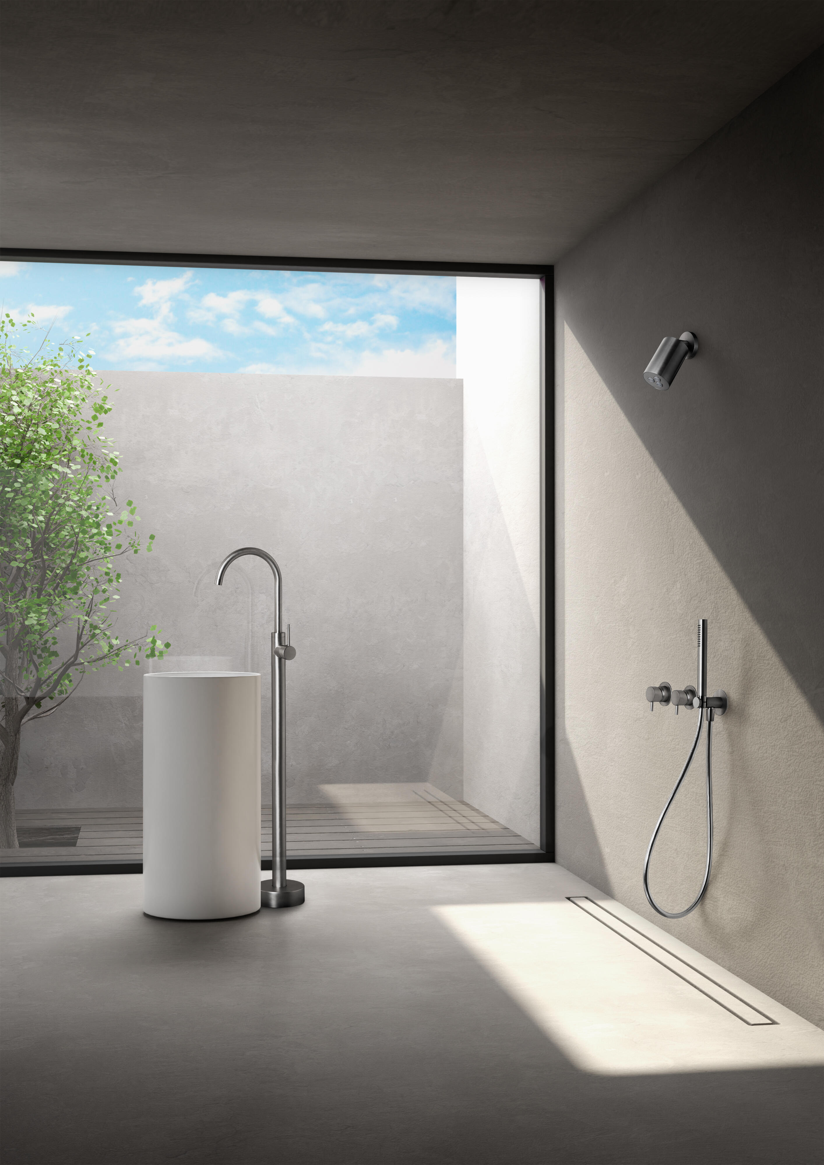 Flexo de ducha maier 175 cm níquel mate