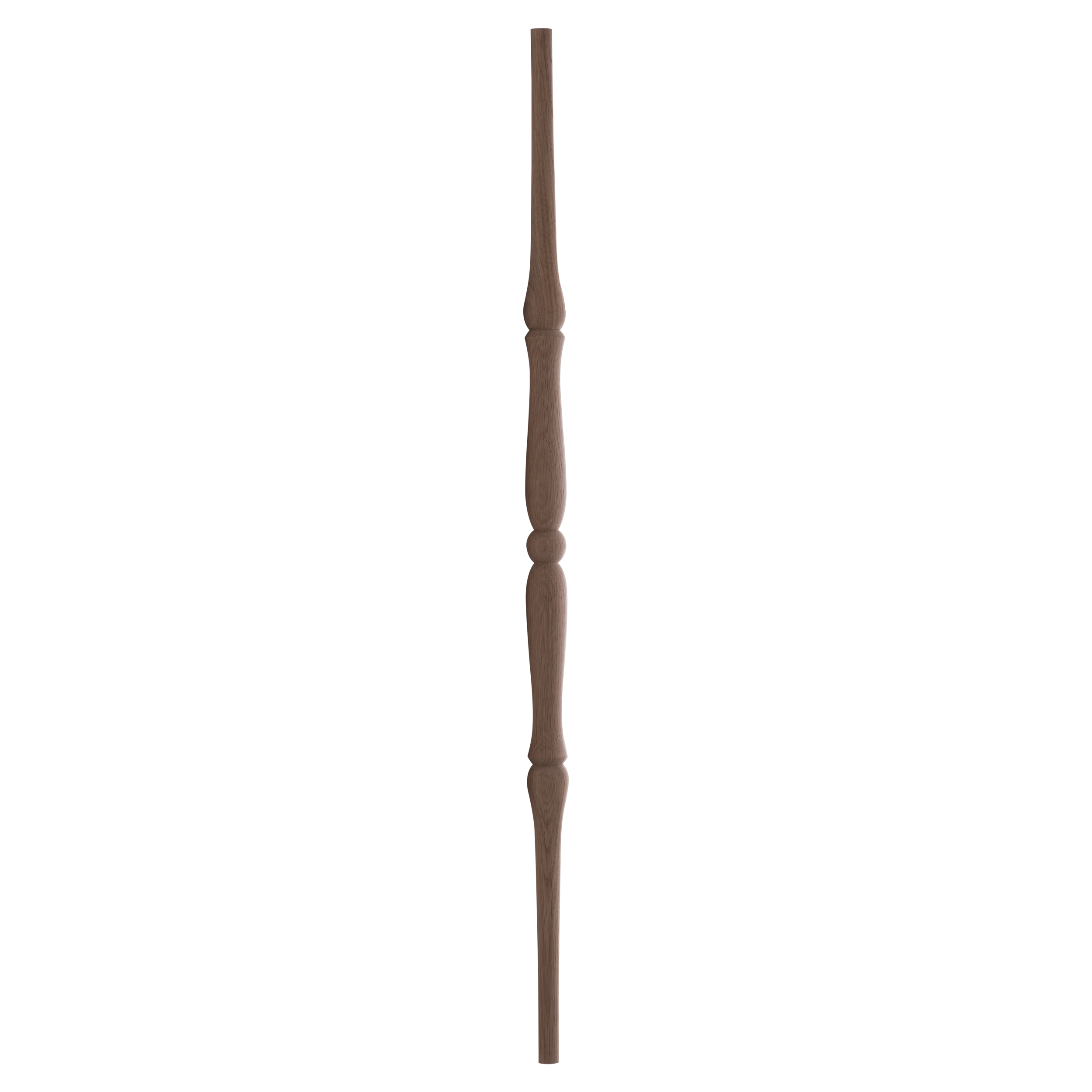 Tralka balustrady drewniana dębowa surowa WZ 10 930x38x38 mm Kornik ...