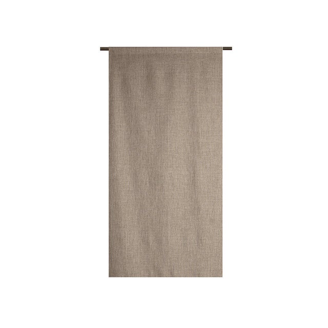 Vitrage occultant, Vence occultant thermique, taupe H.160 x l.80 cm