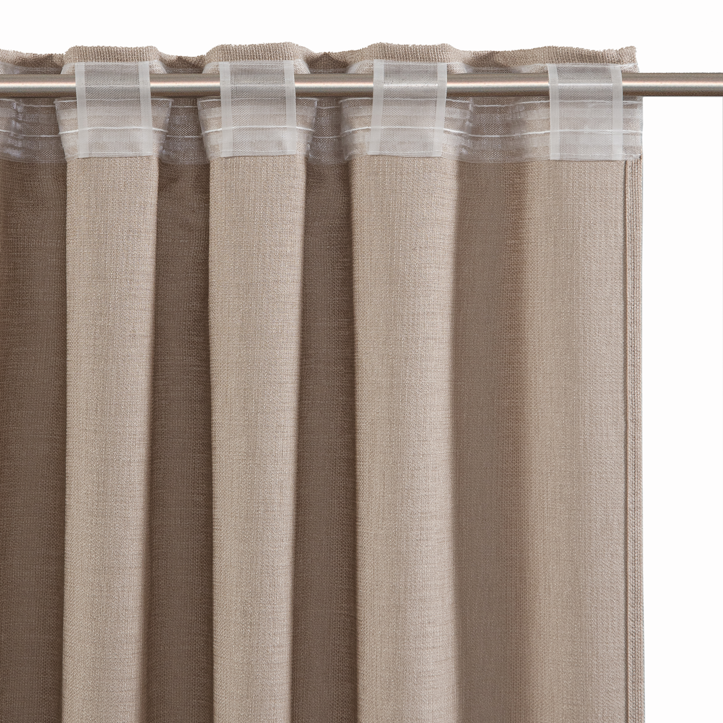 Zasłona Gita trench bezowa 200 x 280 cm na taśmie Inspire - 10
