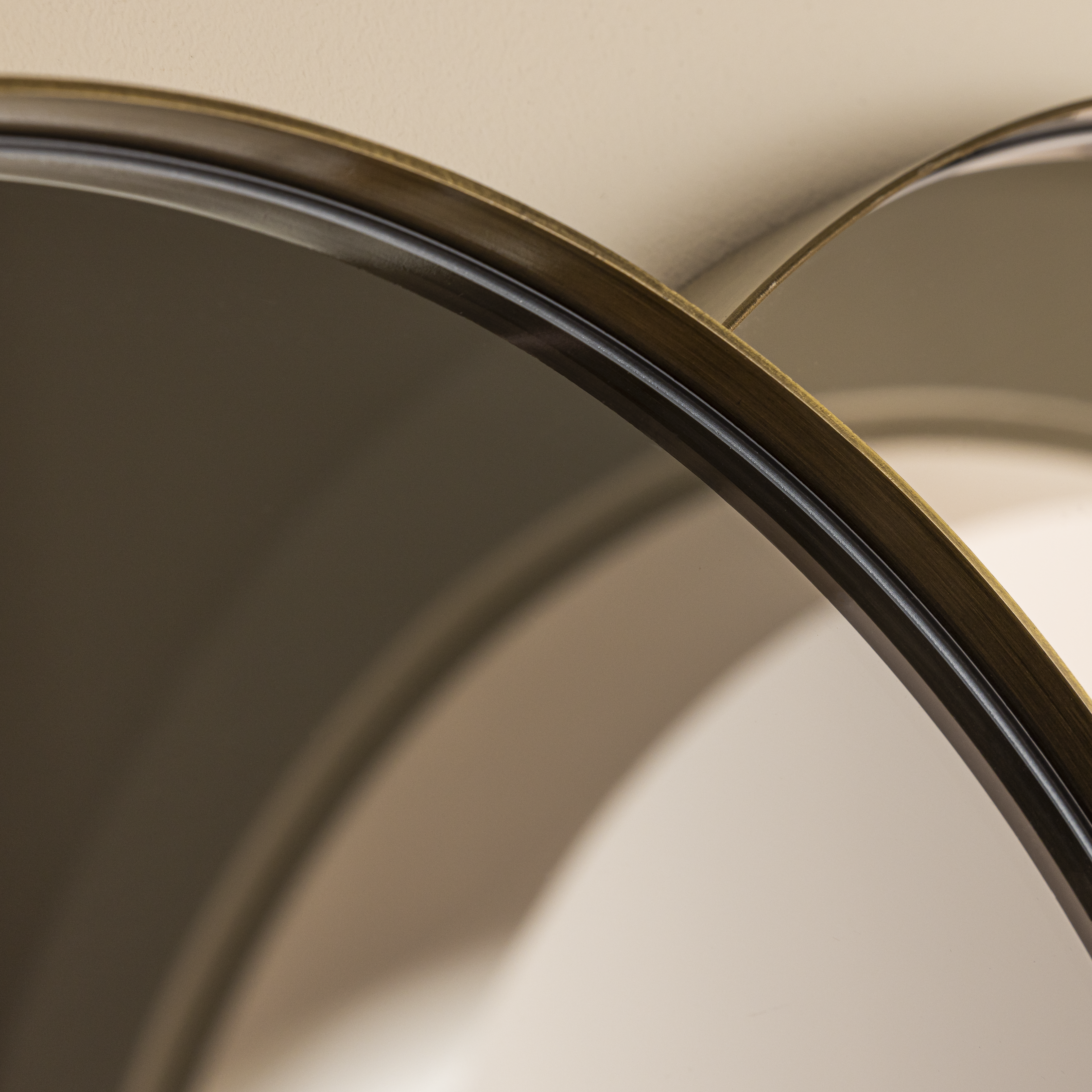 Miroir rond métal laiton Glam pimp INSPIRE diam.61 cm - 4