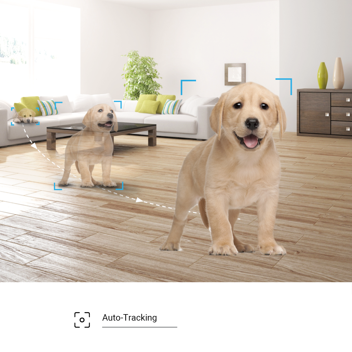 Caméra intérieure motorisée filaire H6C 2MP, EZVIZ - 4