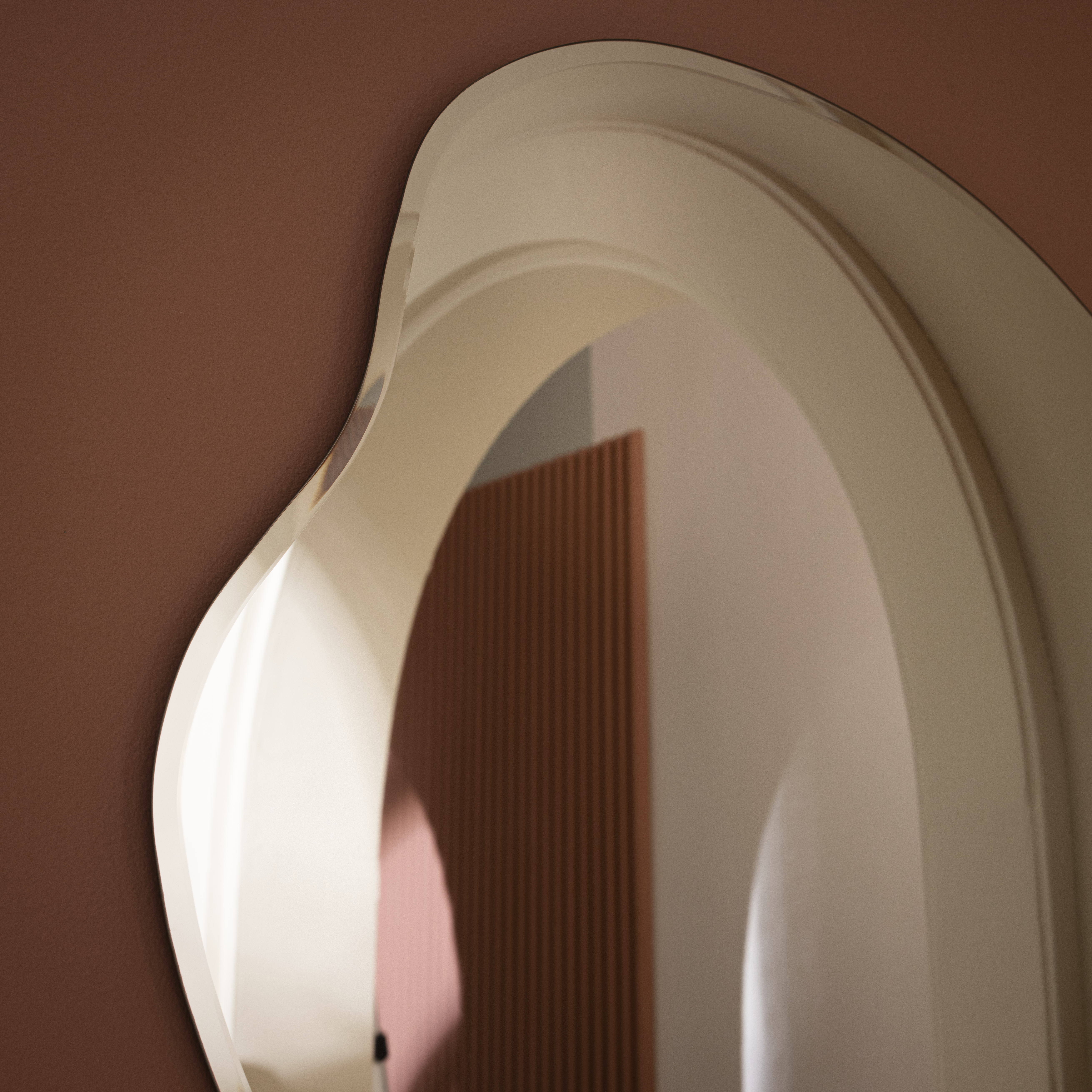 Espelho com moldura FAROL brancoASS 55 cm Inspire - 26