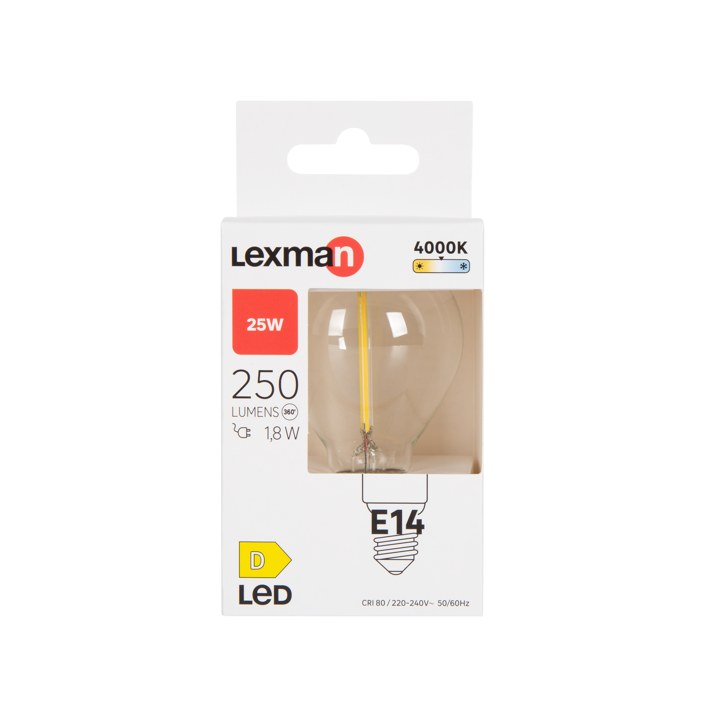 Lâmpada LED E14 250LM 4000K Lexman - 4