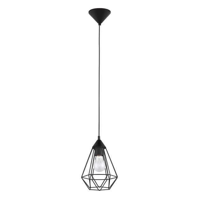 Suspensão Graha D17.5cm E27 preto Inspire