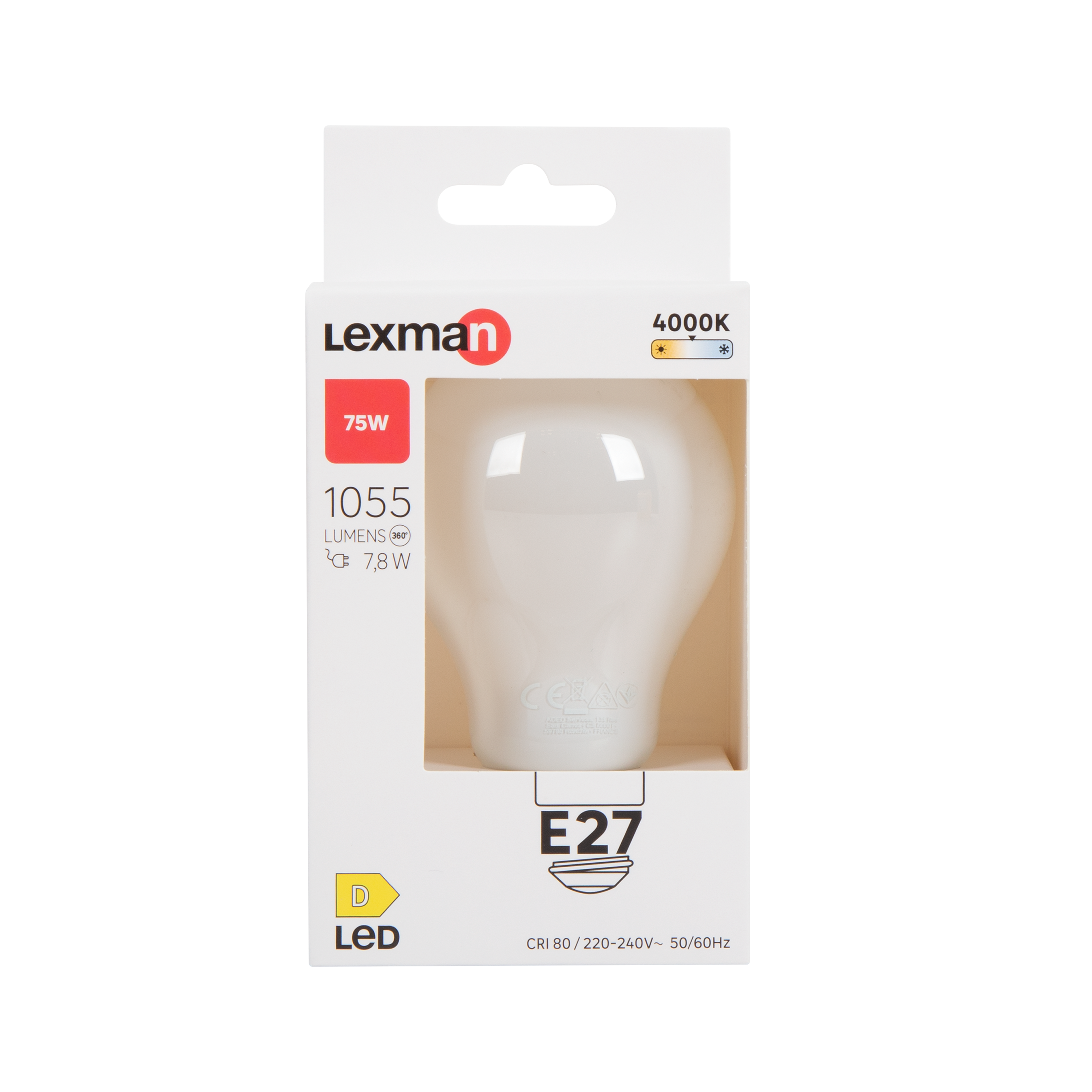 Żarówka LED E27 7,8 W 1055 lm Neutralna biel Lexman - 5