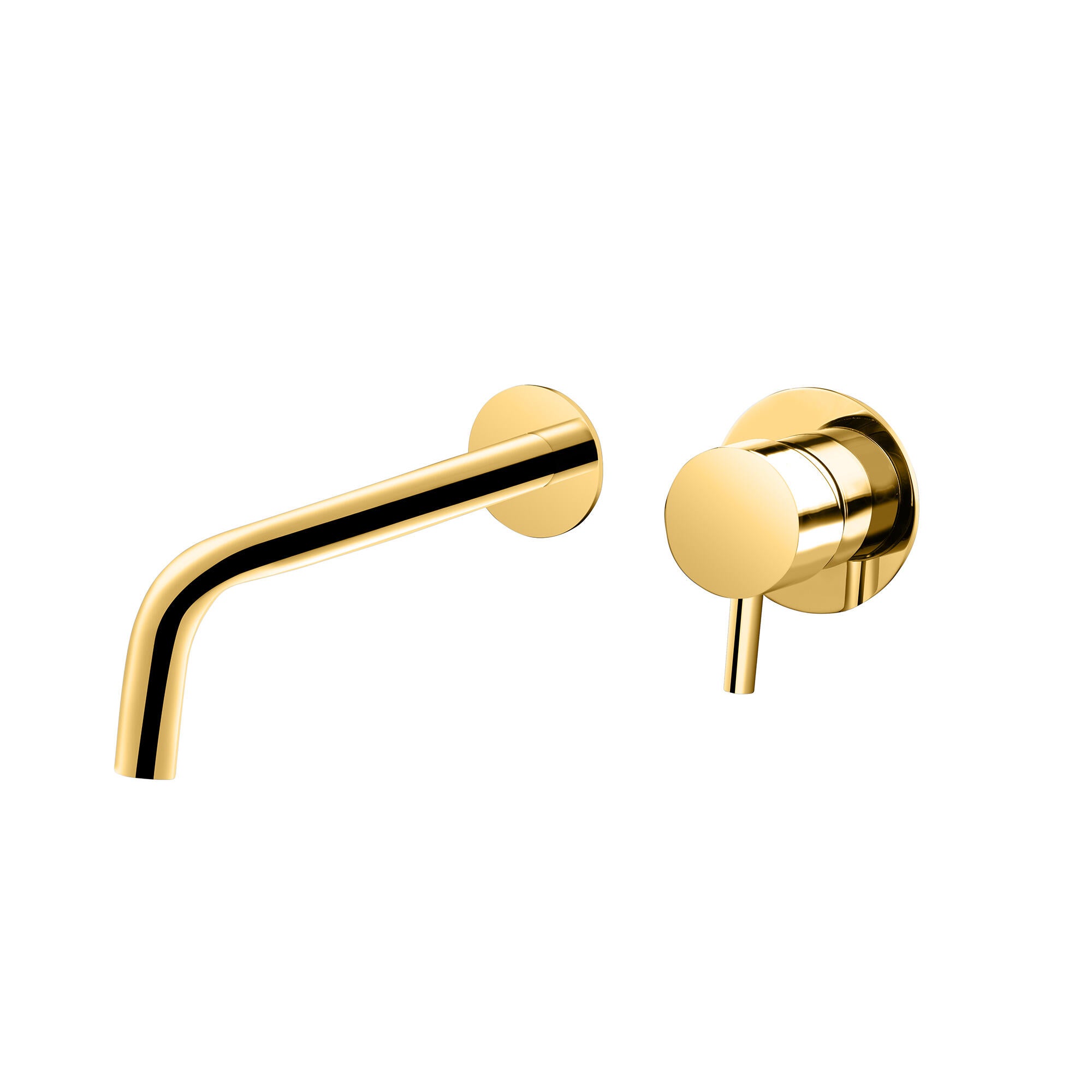 Grifo lavabo empotrado maier look oro brillo
