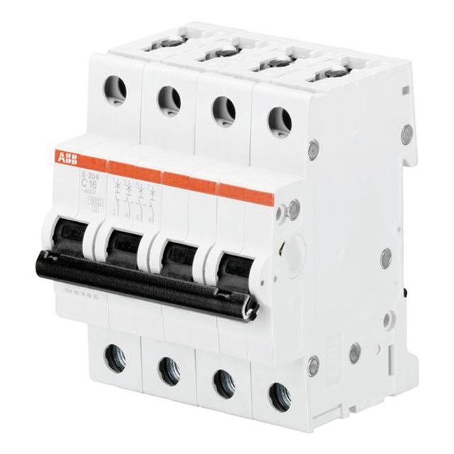 Interruttore magnetotermico ABB 4P 32A 6kA 4M 230V S204-C32