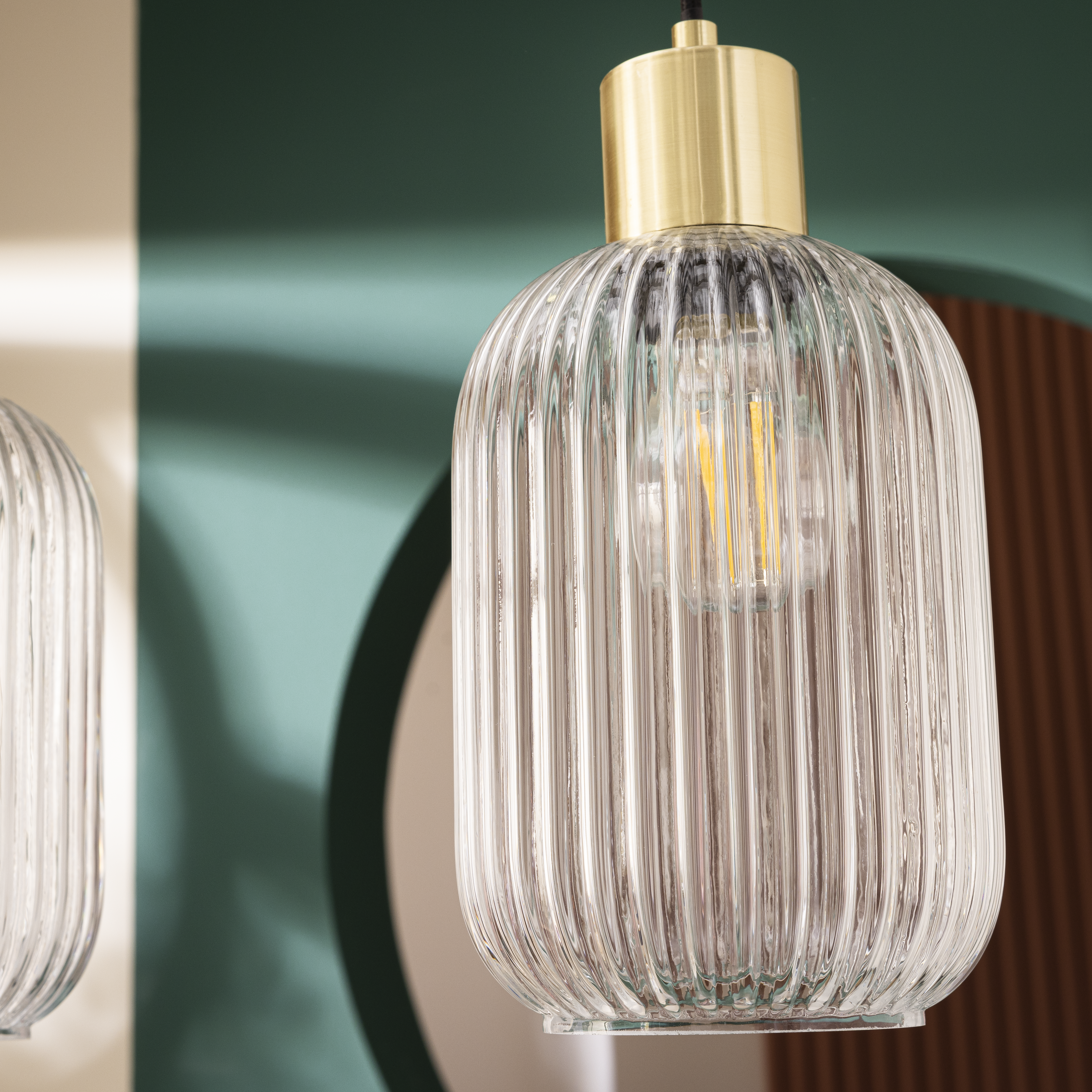 Lampa wisząca Dipsy szkło 3 x E27 Inspire - 24