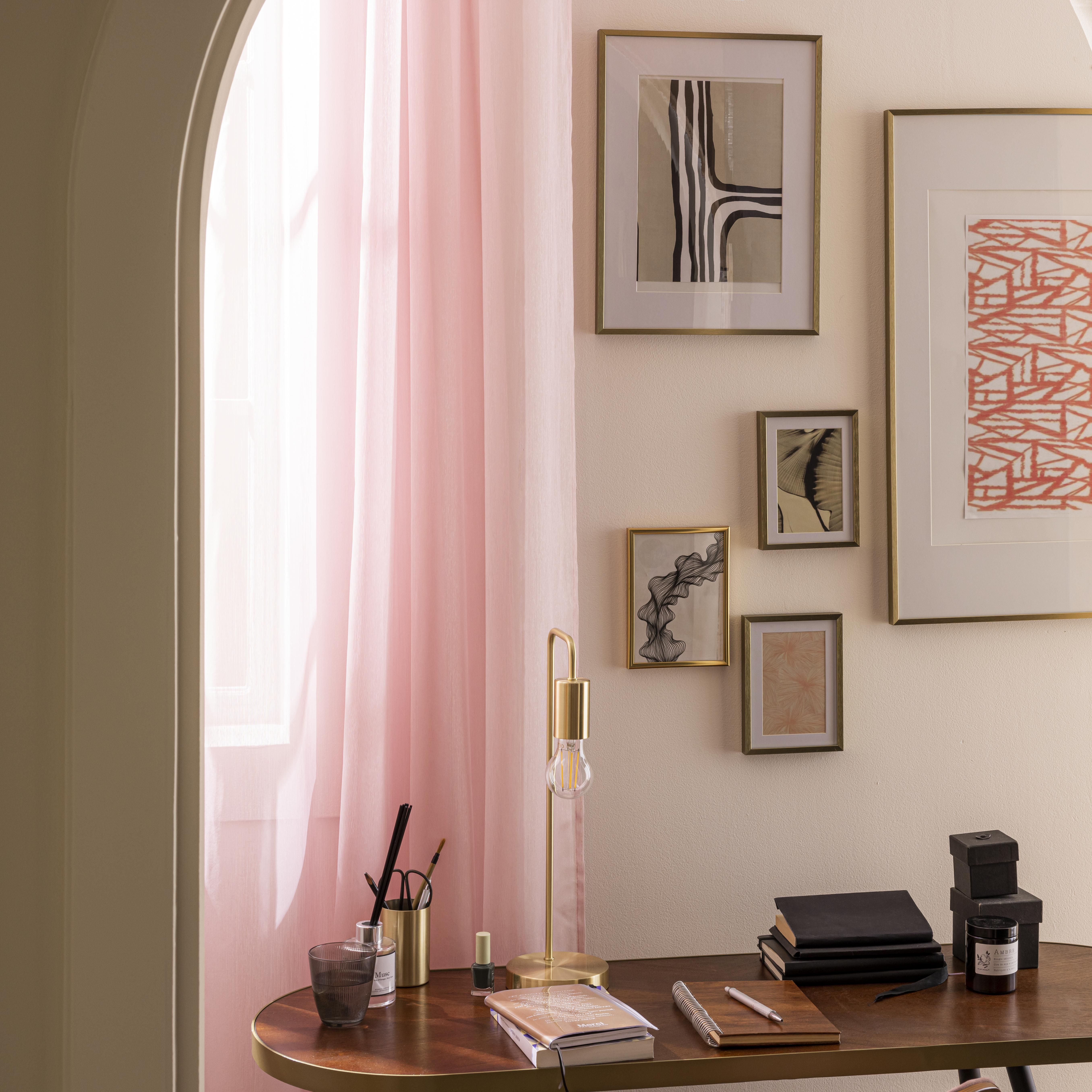 Marco con Passepartout Glam Brass oro INSPIRE 21x29.7cm - 6