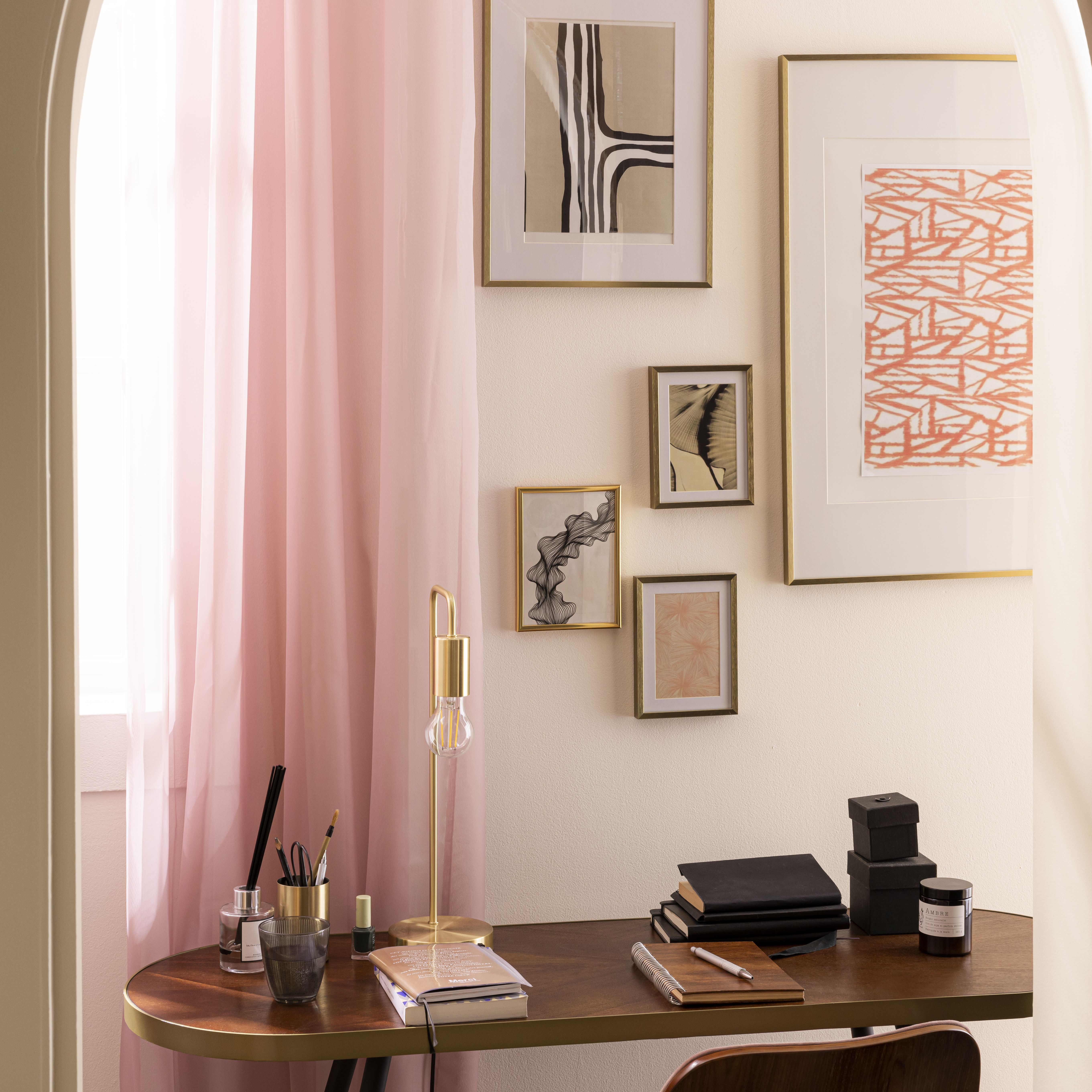 Marco con Passepartout Glam Brass oro INSPIRE 18x24cm - 2