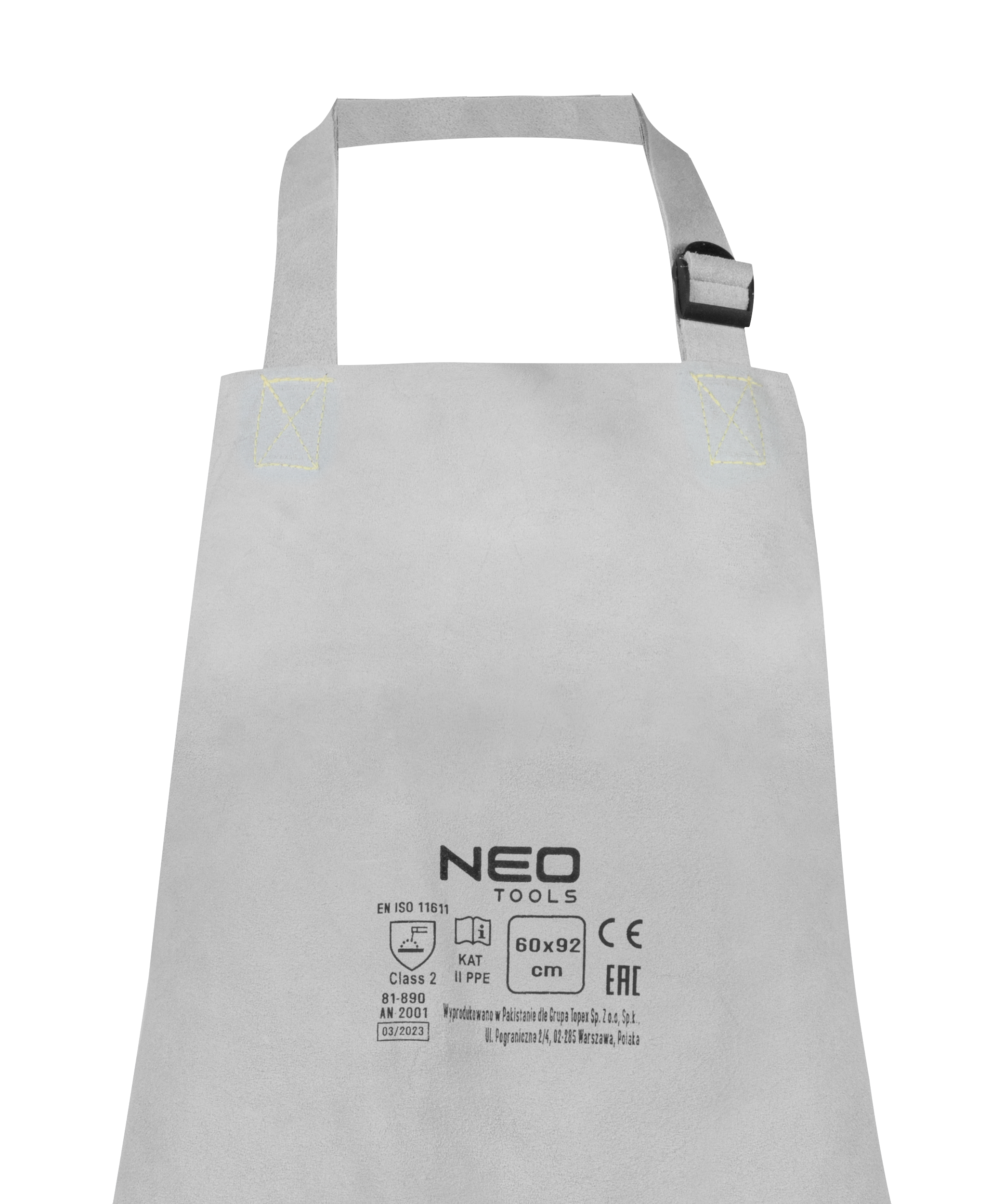 Skórzany fartuch spawalniczy 60 x 90 cm - Leroy Merlin