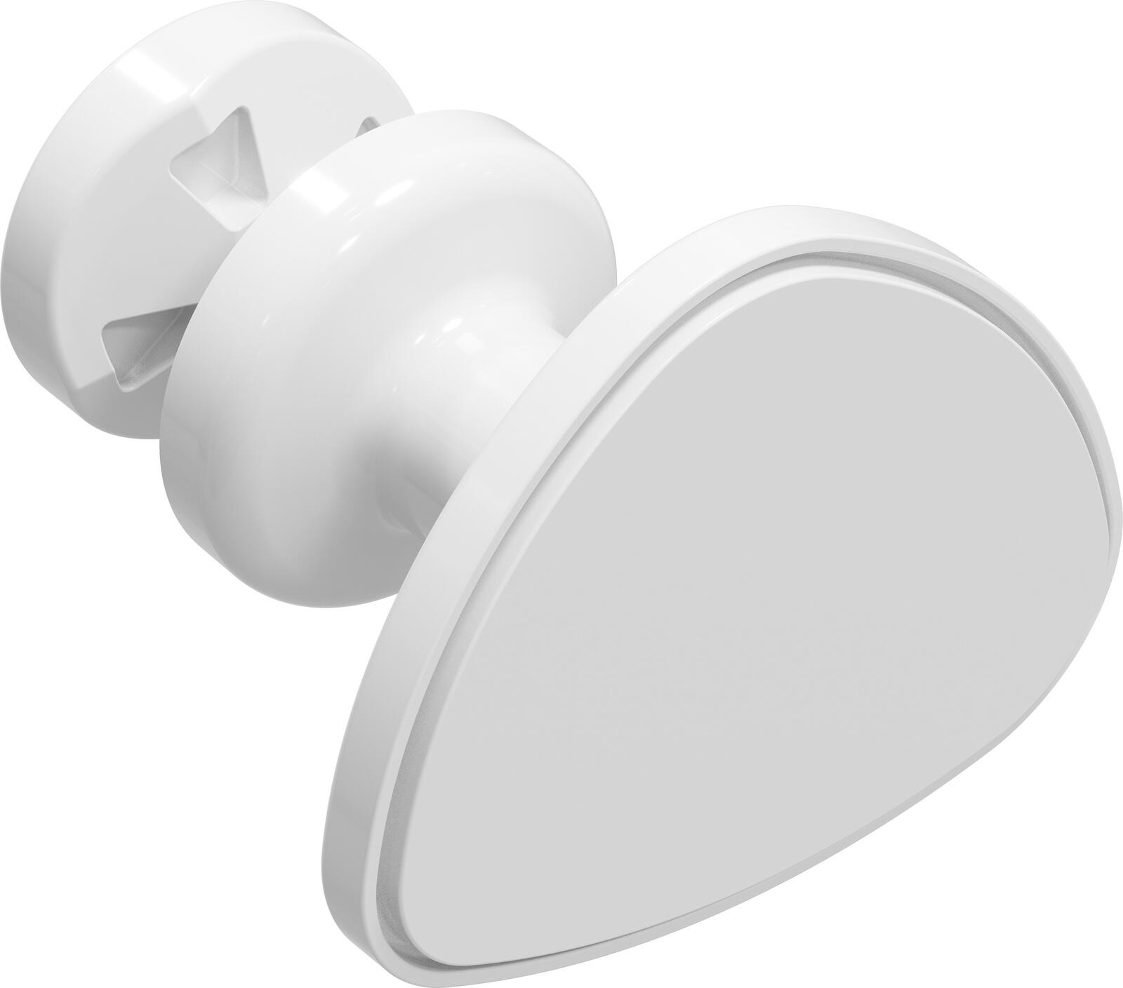 Patère galet pour sèche-serviettes, blanc - 6