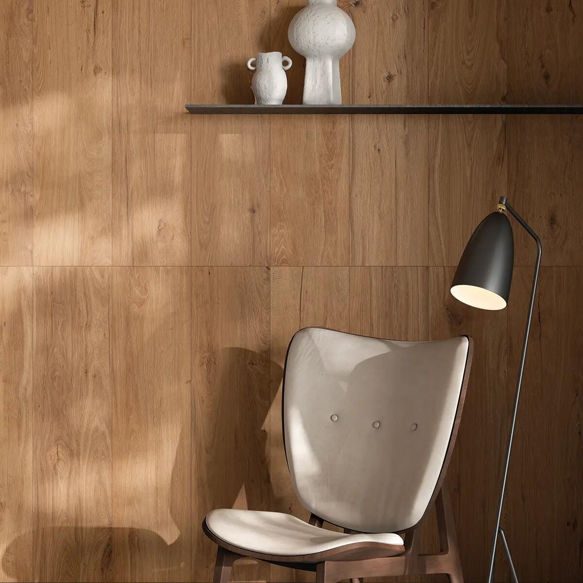 Piastrella da pavimento e rivestimento interno ed esterno in gres porcellanato 30 x 120 cm rettificato smaltato ambra opaco Briccole R10 traffico intenso (pei 4/5) Sp. 9.5 mm 1.44 mq - 4