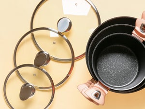 Smeg Padella antiaderente Cookware, Nero Estetica 50's Style Diam. 26 cm.