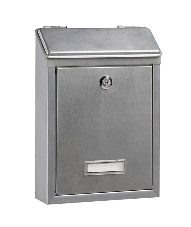 Boite aux lettres non normalisée 1 porte BURG-WÄCHTER Favor acier gris clair