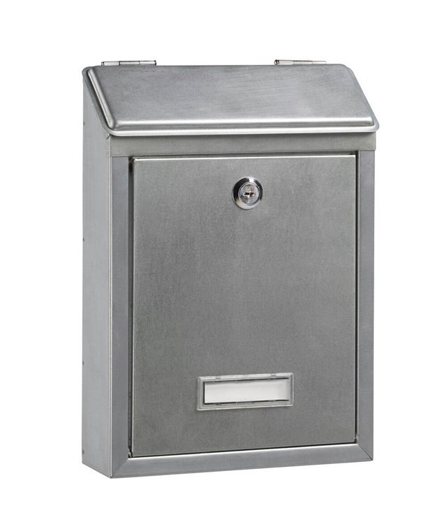 Boite aux lettres non normalisée 1 porte BURG-WÄCHTER Favor acier gris clair