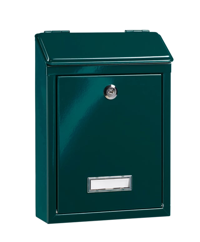 Boite aux lettres non normalisée 1 porte BURG-WÄCHTER Favor acier vert