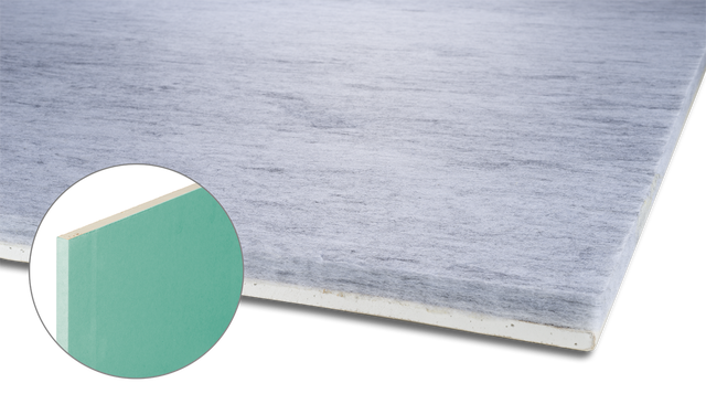 Lastra cartongesso verde Isolmant IsolGypsum Perfetto Idro L 200 x L 120 cm, Sp32.5 mm