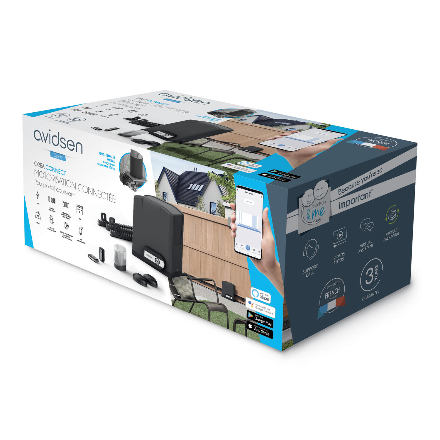 Motore per cancello scorrevole AVIDSEN OREA CONNECT WI-FI - 9