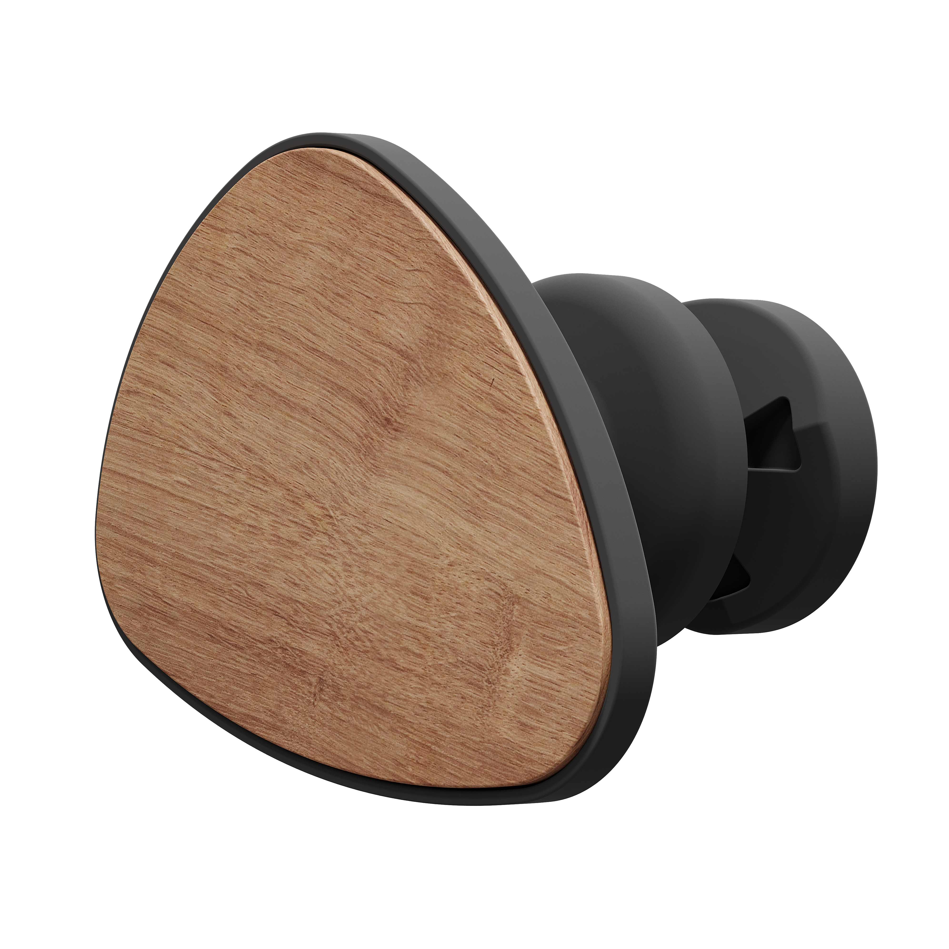 Patère galet pour sèche-serviettes, bois anthracite - 4