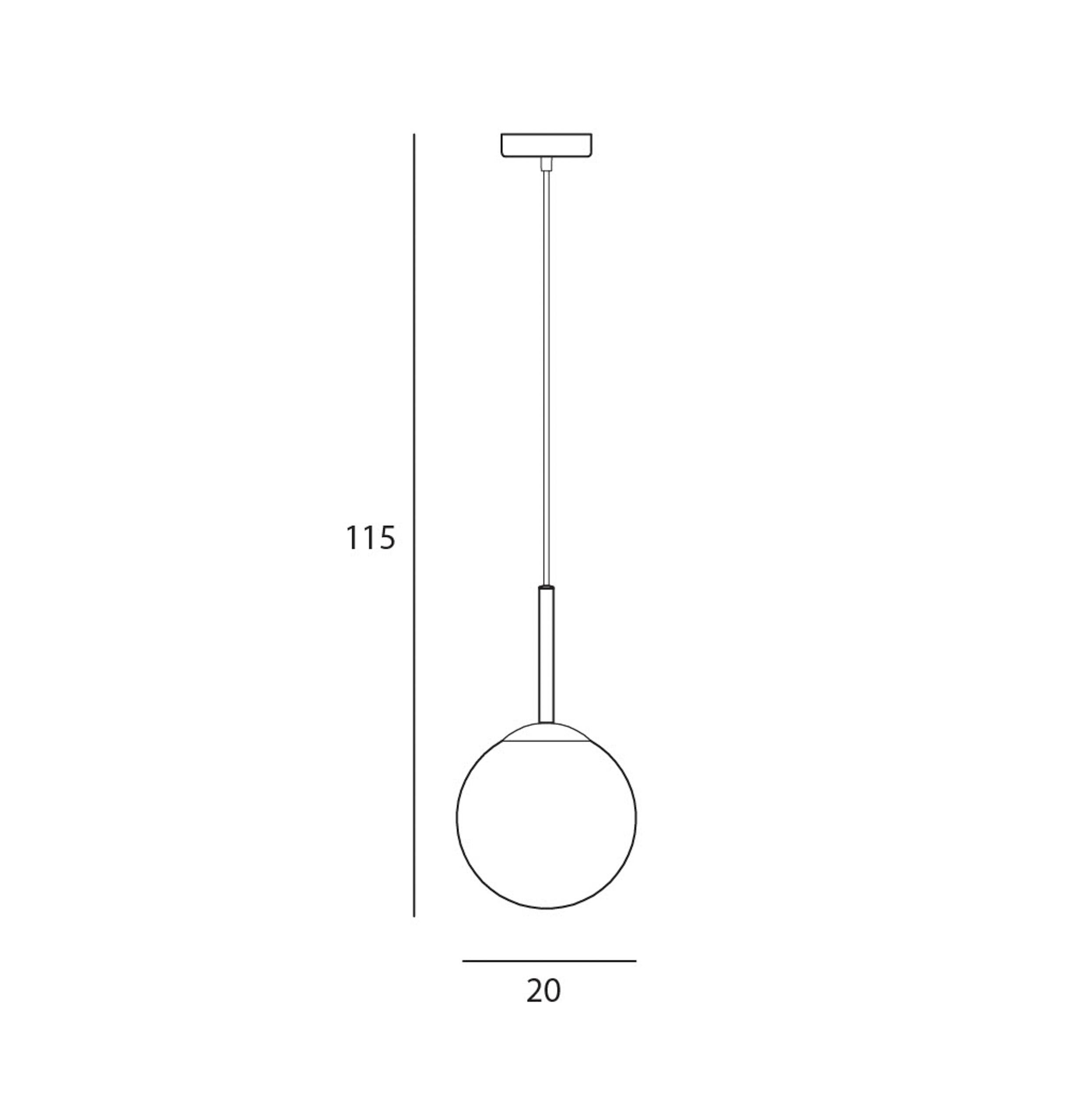 Lampa wisząca Deore złota E27 Italux - 4