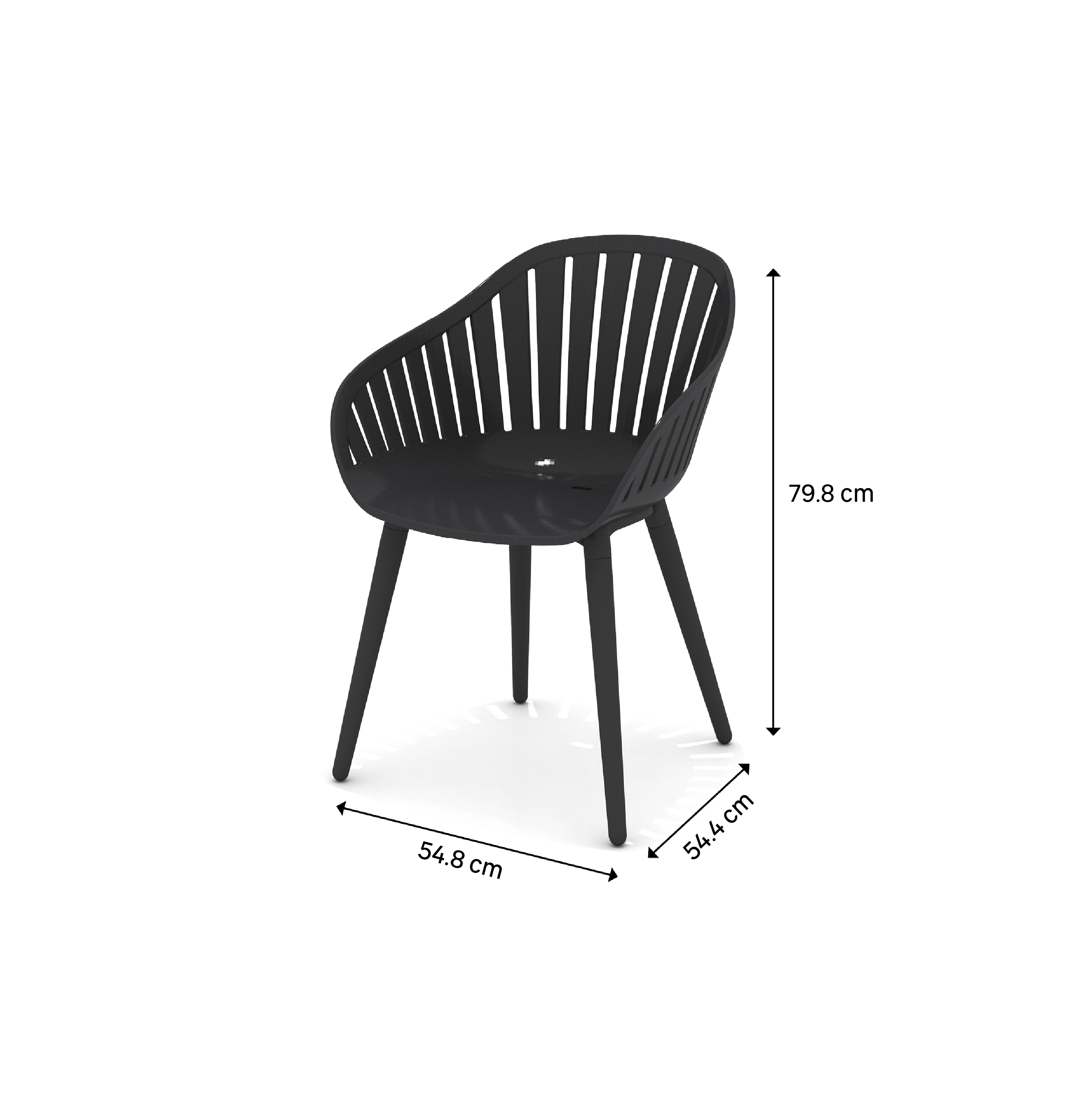 Fauteuil en aluminium Idunn NATERIAL - 3