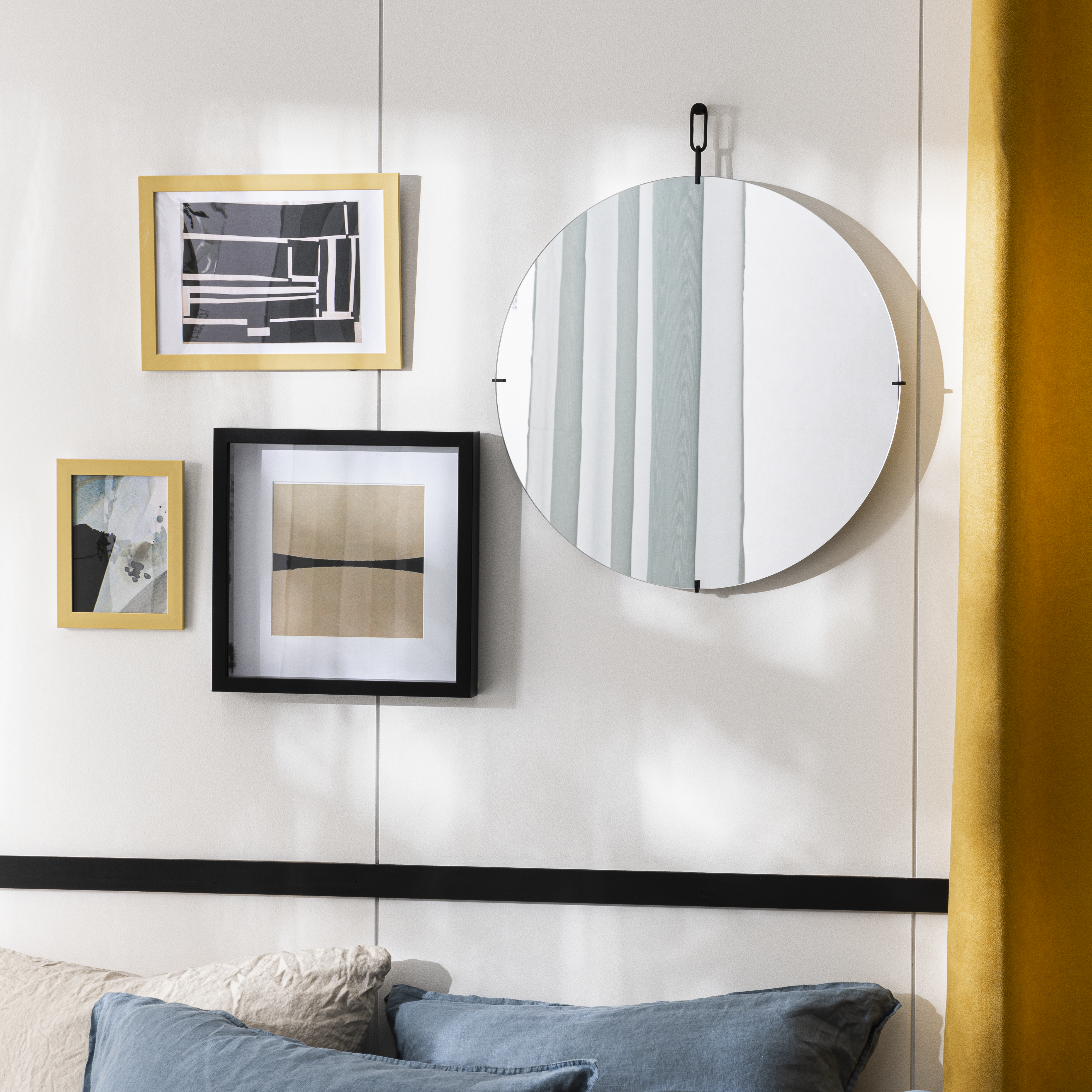 Moldura MILO CASE 30X30 cm preto Inspire - 21