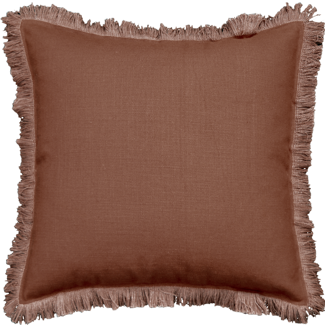 Cuscino INSPIRE Lucile havana rosso 45 x 45 cm
