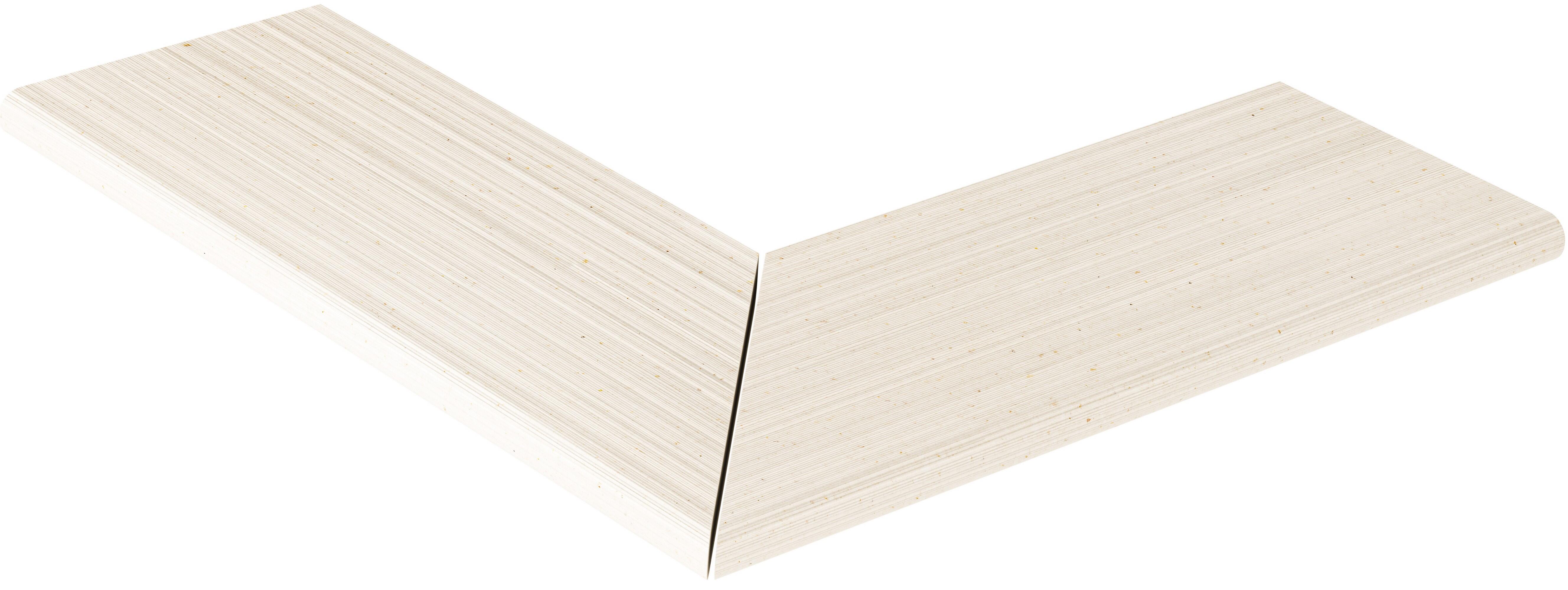 Pack 3 guarnições lacado branco 80x12mm - 15