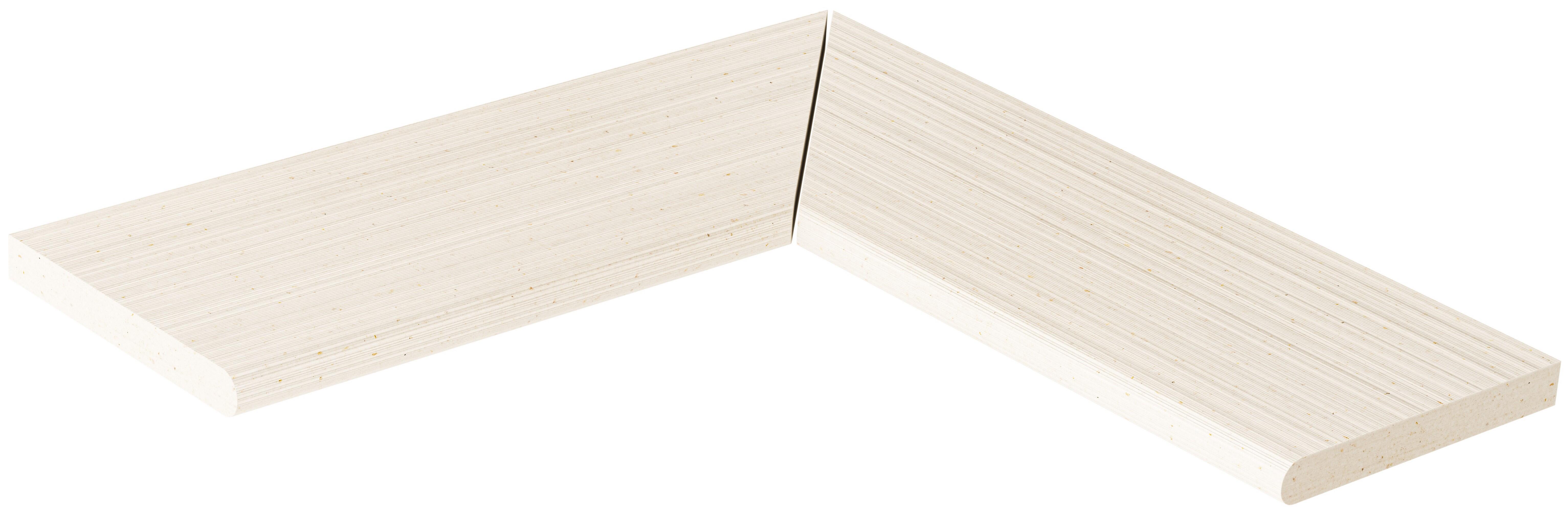 Pack 3 guarnições lacado branco 80x12mm - 12