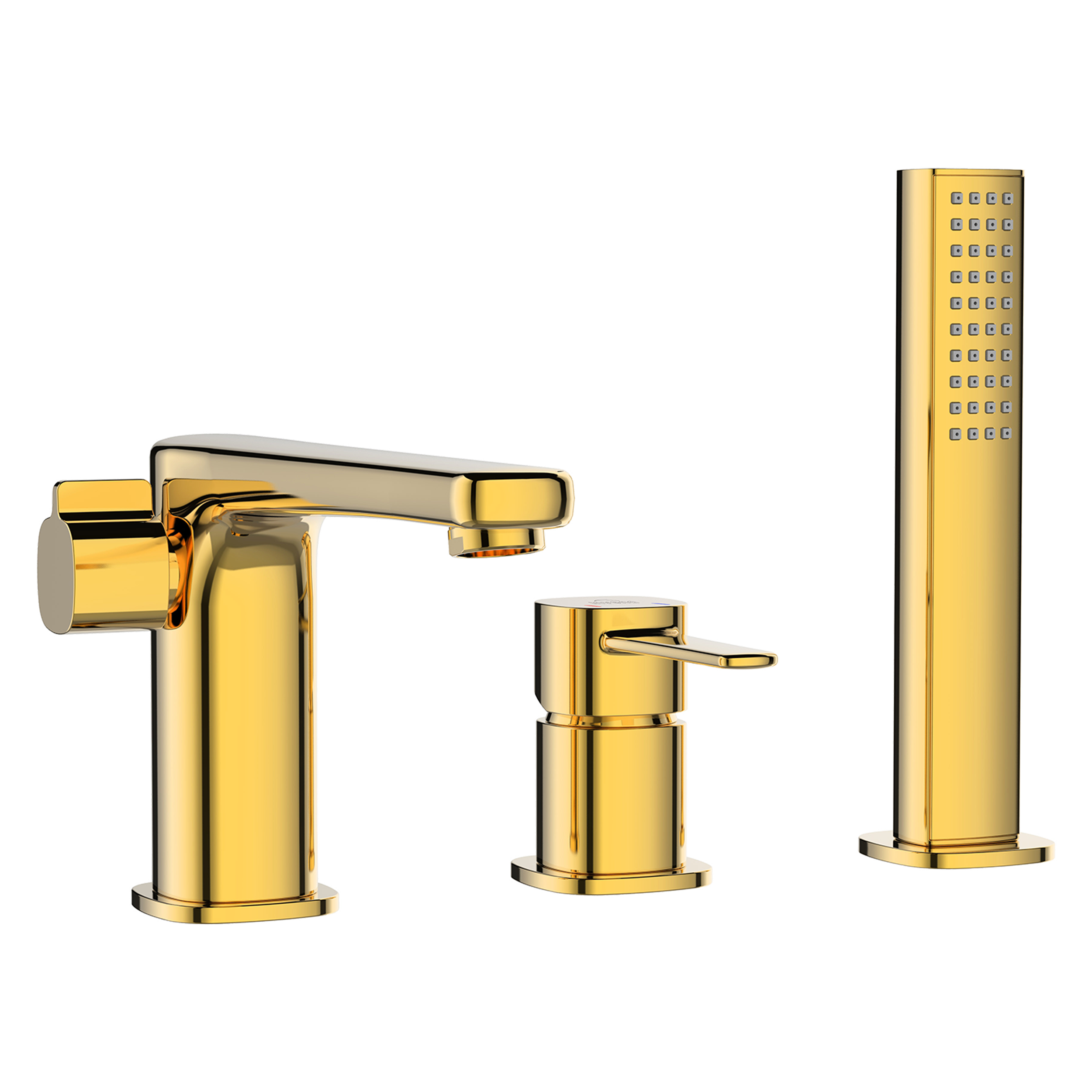 Bateria wannowa 3-otworowa złota 21.5 cm Magic Invena