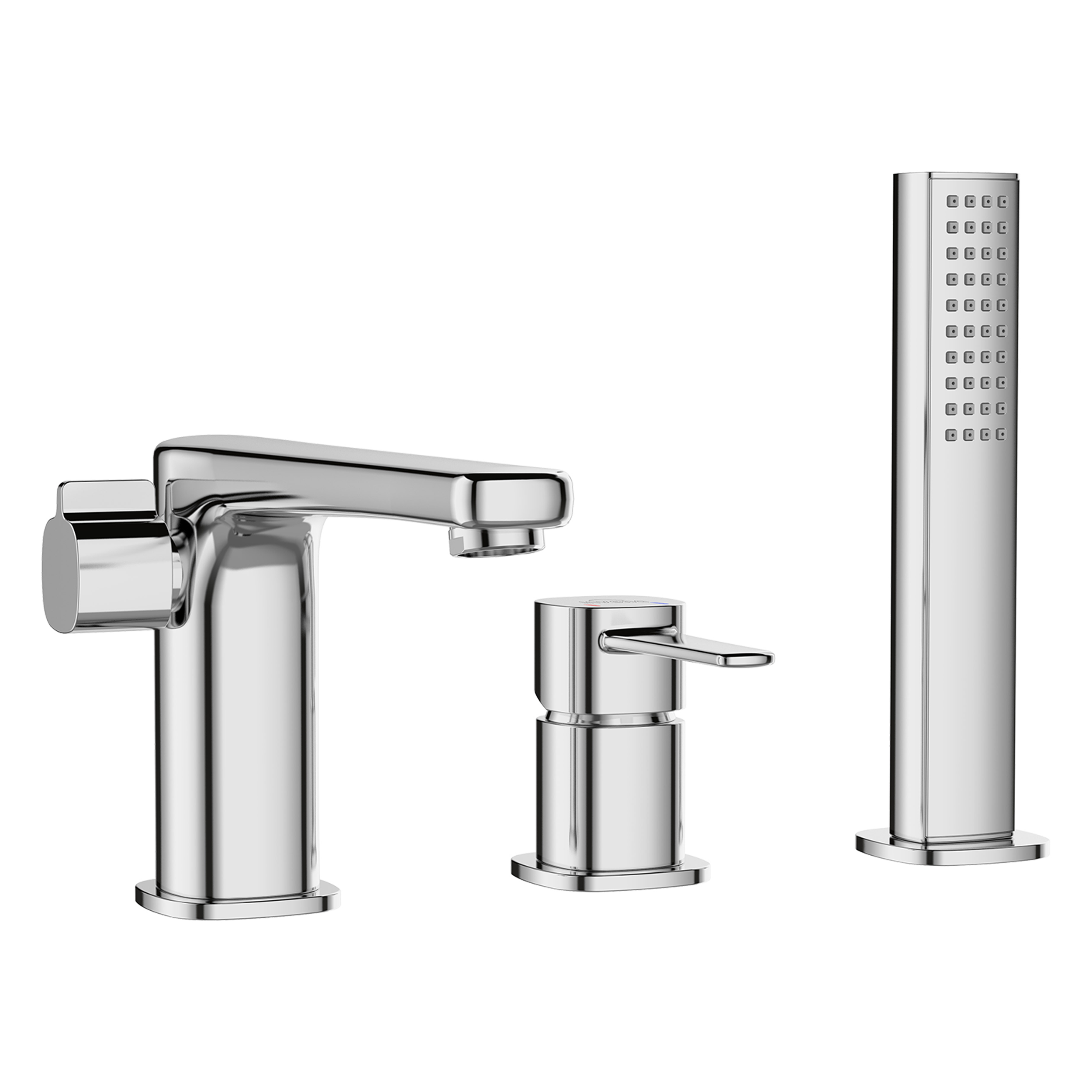 Bateria wannowa 3-otworowa chrom 21.5 cm Magic Invena