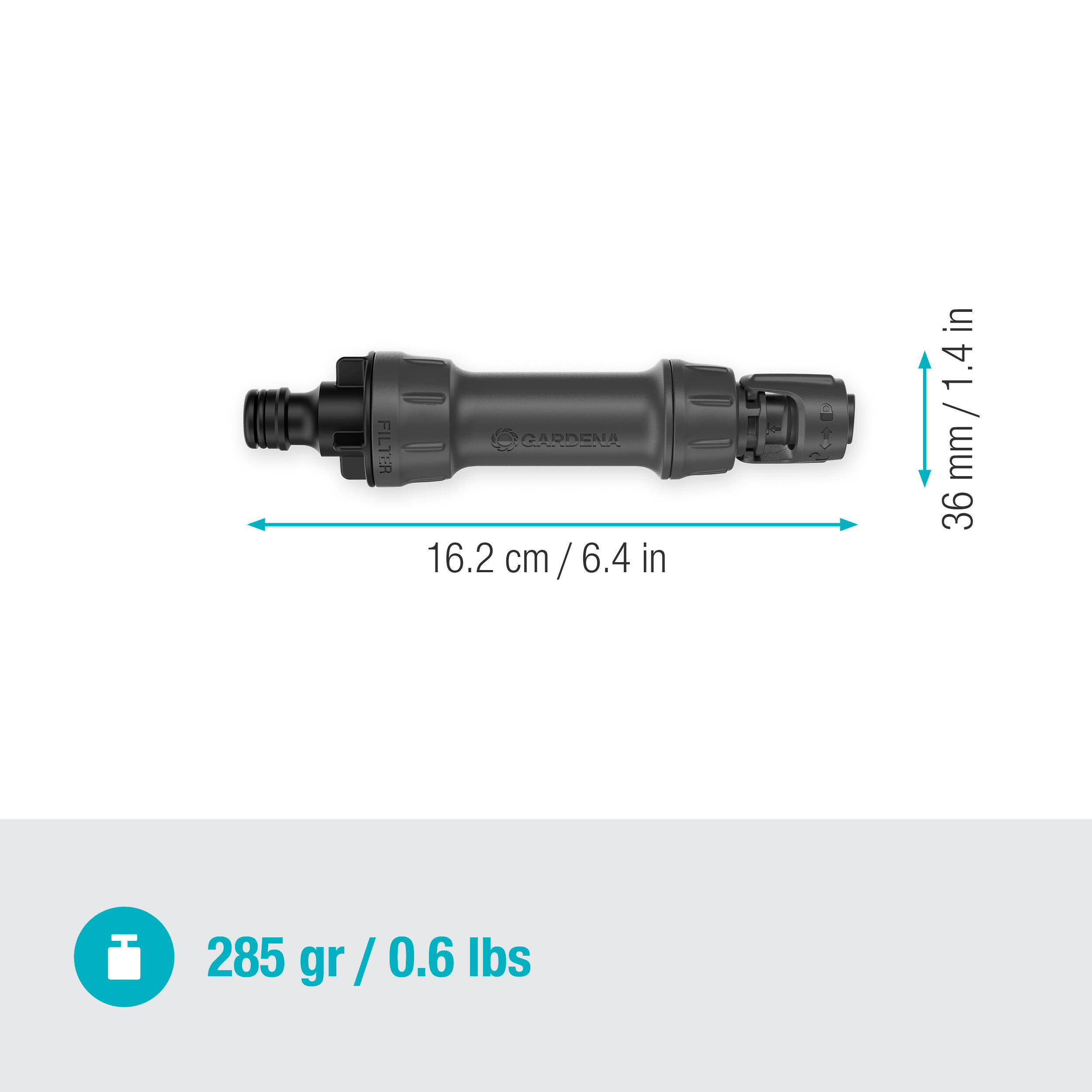 Riduttore di pressione GARDENA Micro-Drip-System Attrezzo base 1000 - 7